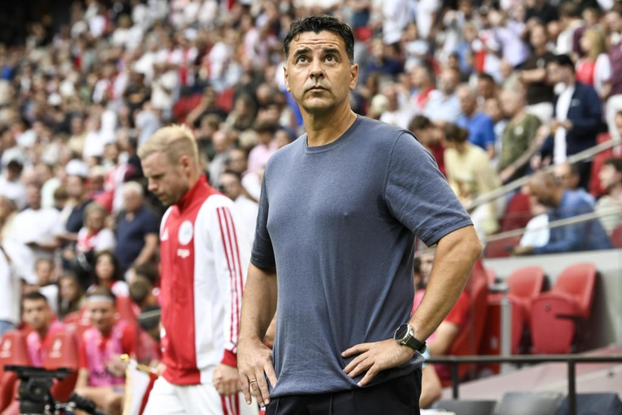 Míchel, con el Ajax. EFE