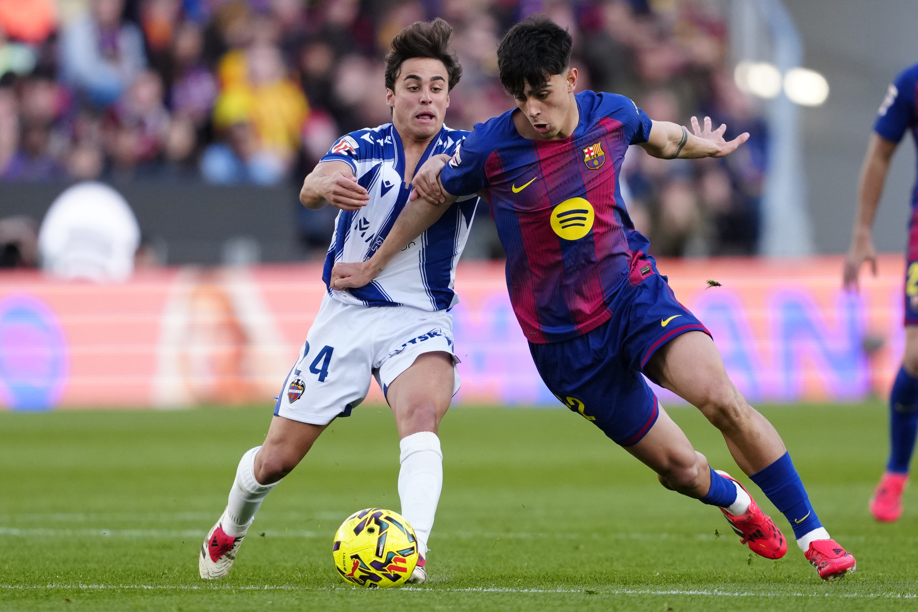 Bernal, en un partido ante el Levante.