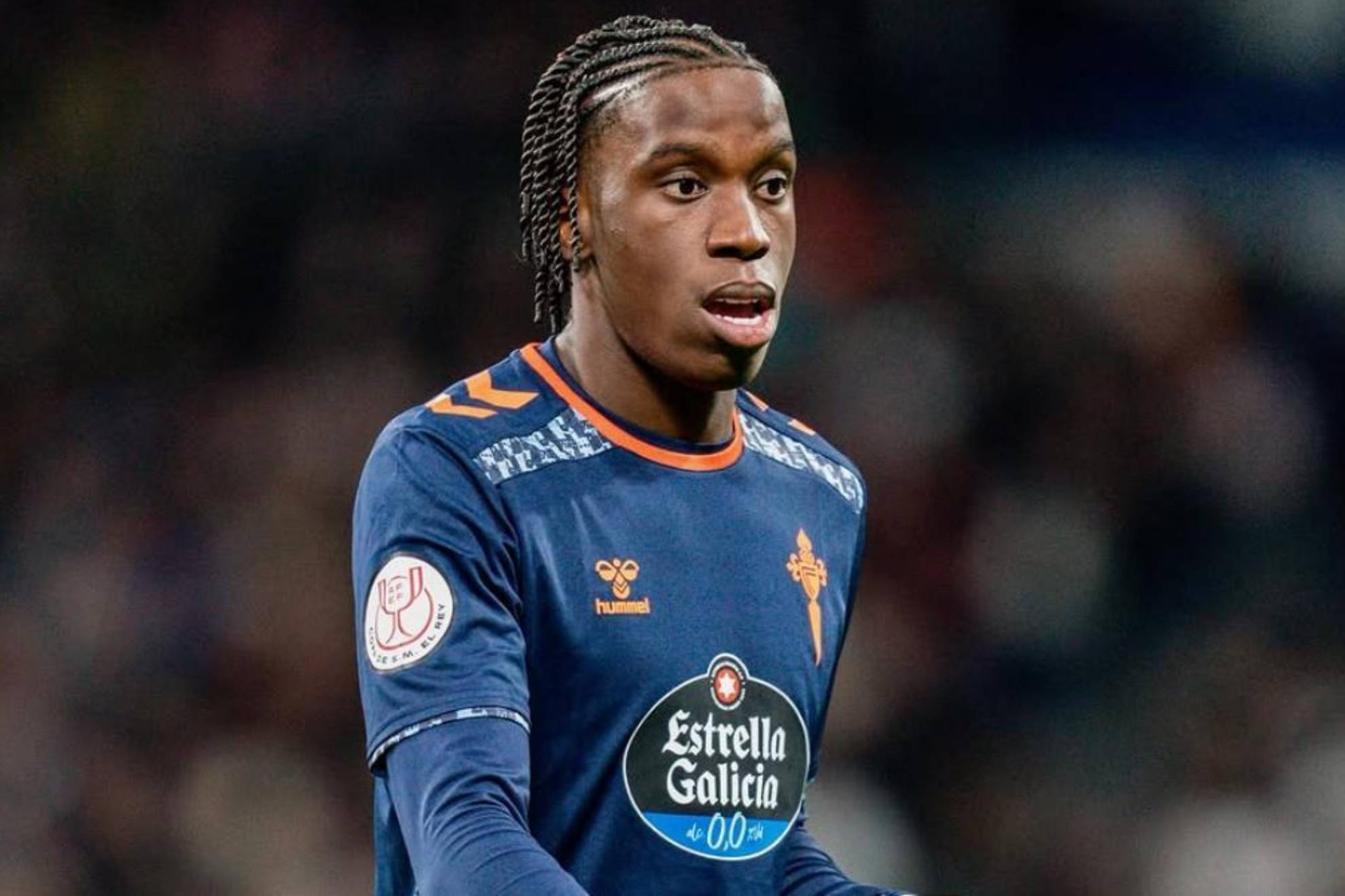 Ilaix, durante un partido con el Celta CELTA