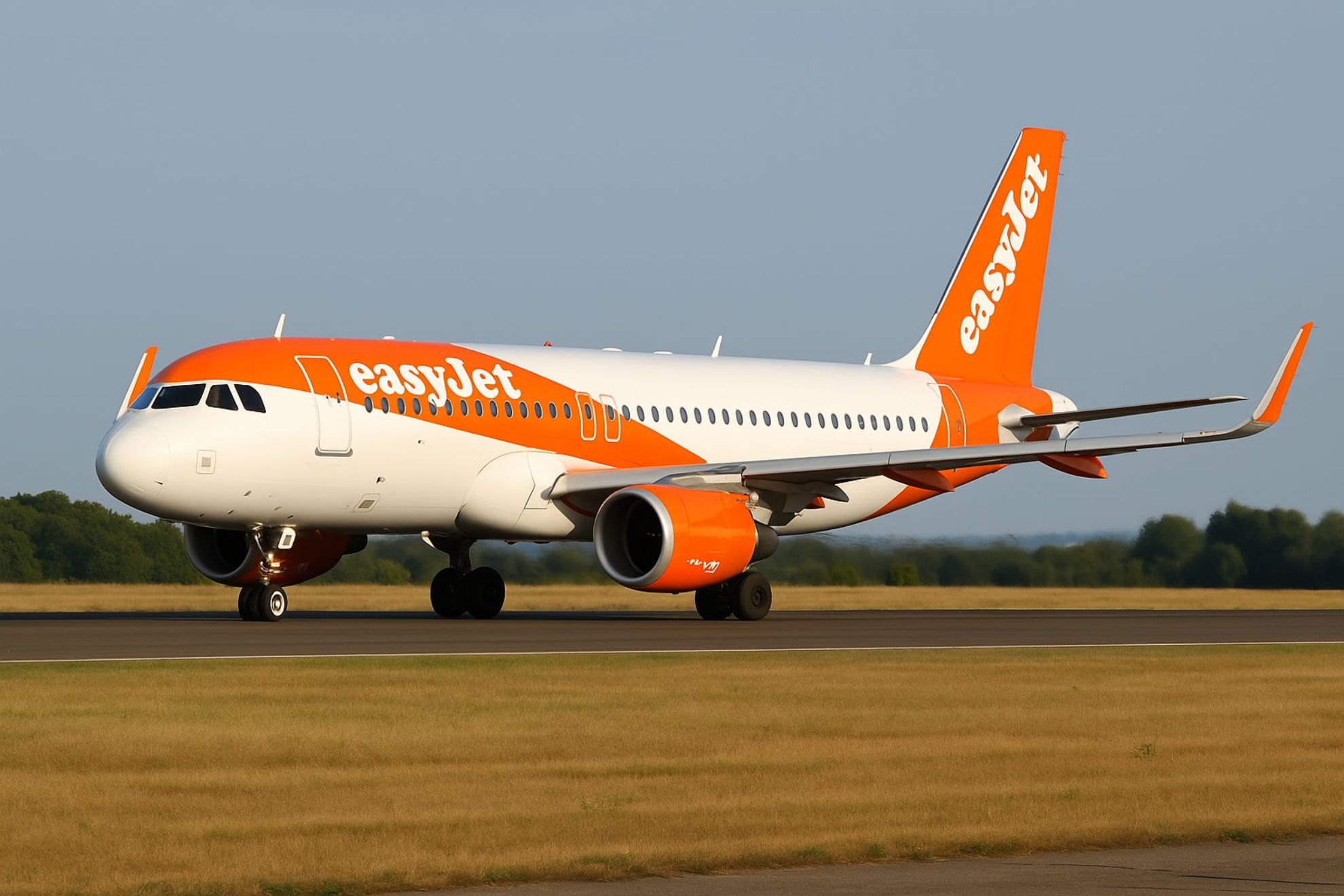 Un avión de EasyJet.