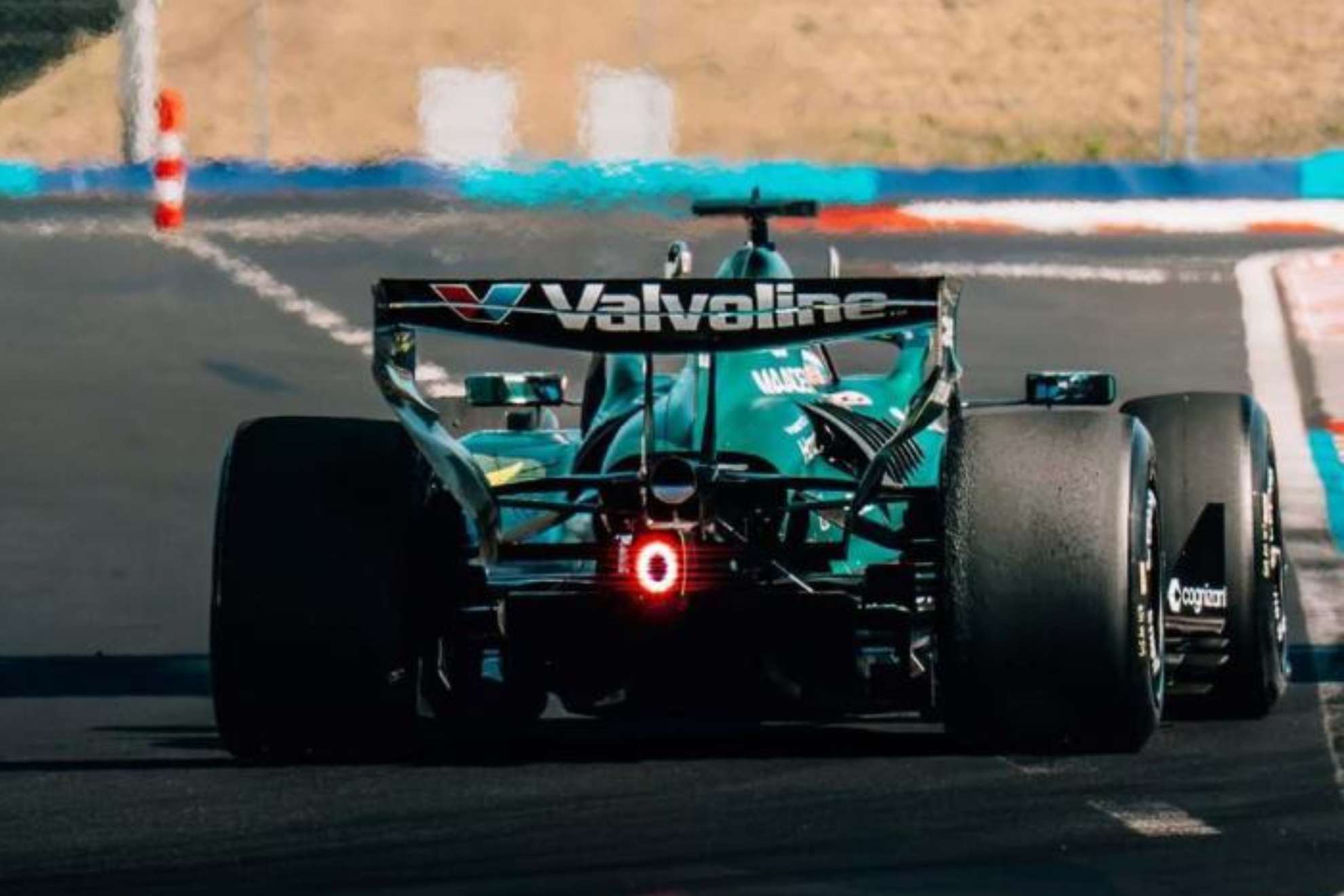 Crawford, probando el nuevo motor Honda en Hungaroring. AMR F1