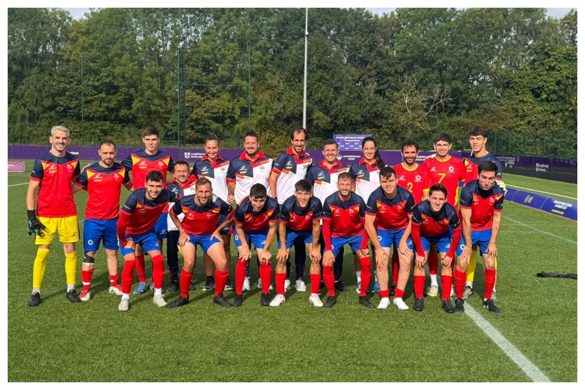 La selección de fútbol 7 PC FEDPC