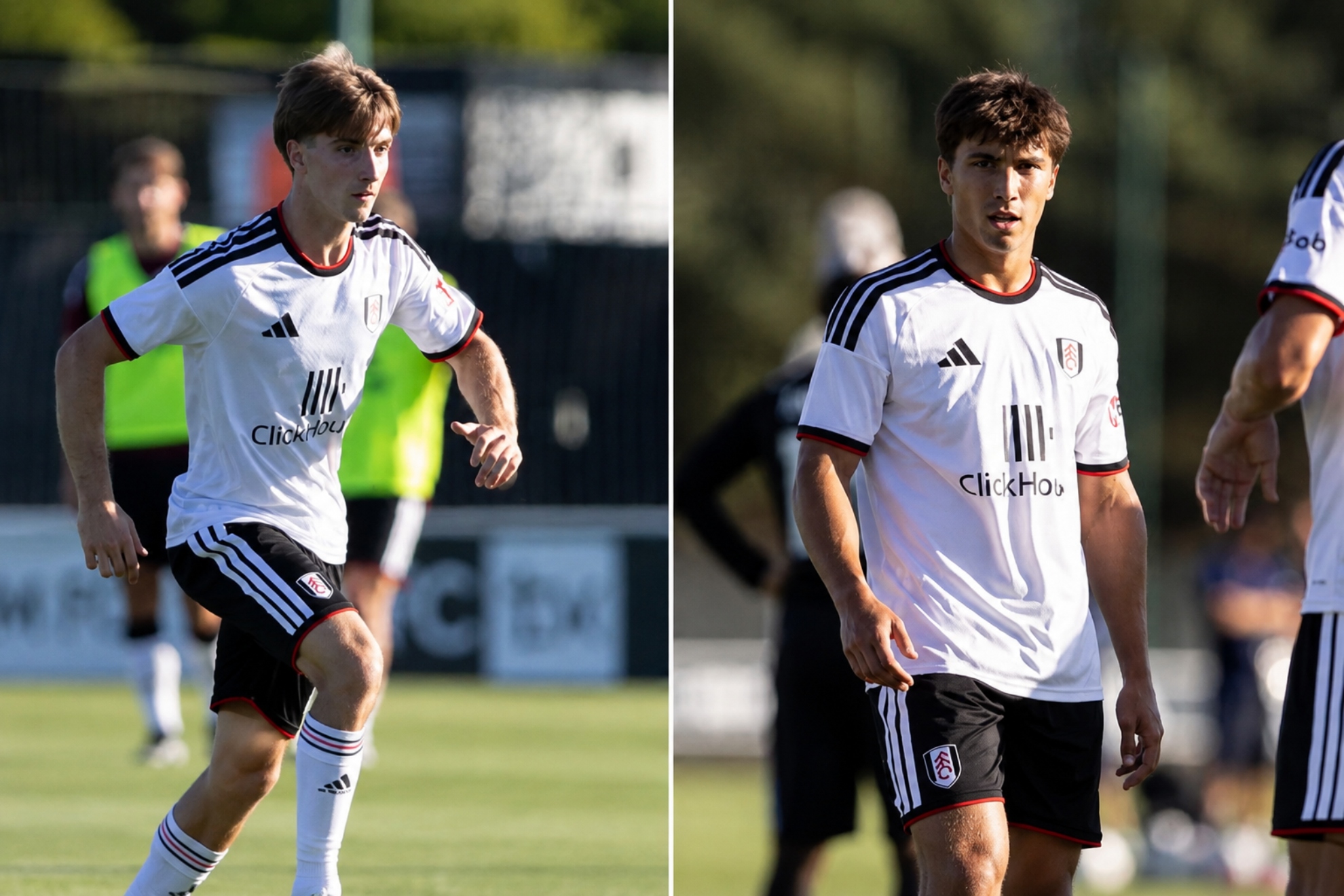 C-esar Palacios y Gonzalo García. FULHAM FC
