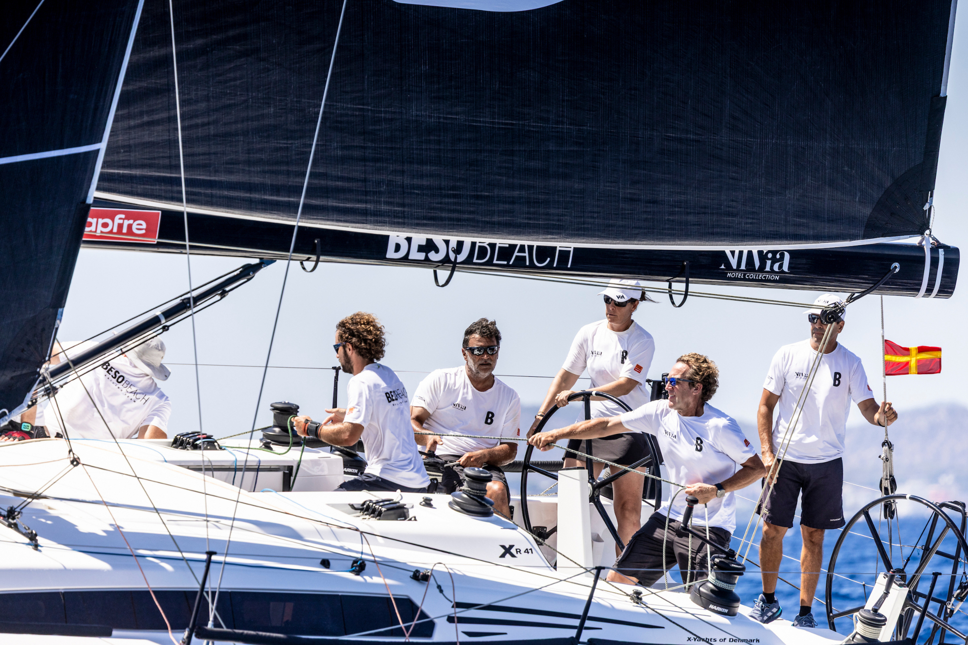 Támara Echegoyen, patrona del 'Beso Beach' en la Copa del Rey. María Muiña / Copa del Rey Mapfre