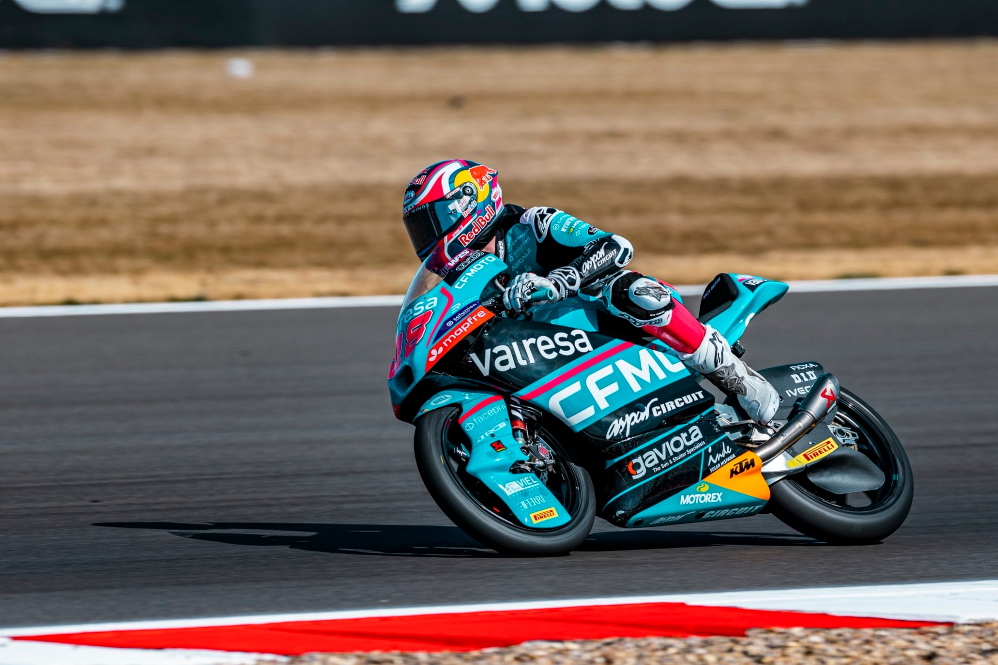 Máximo Quiles, en Silverstone. ASPAR TEAM