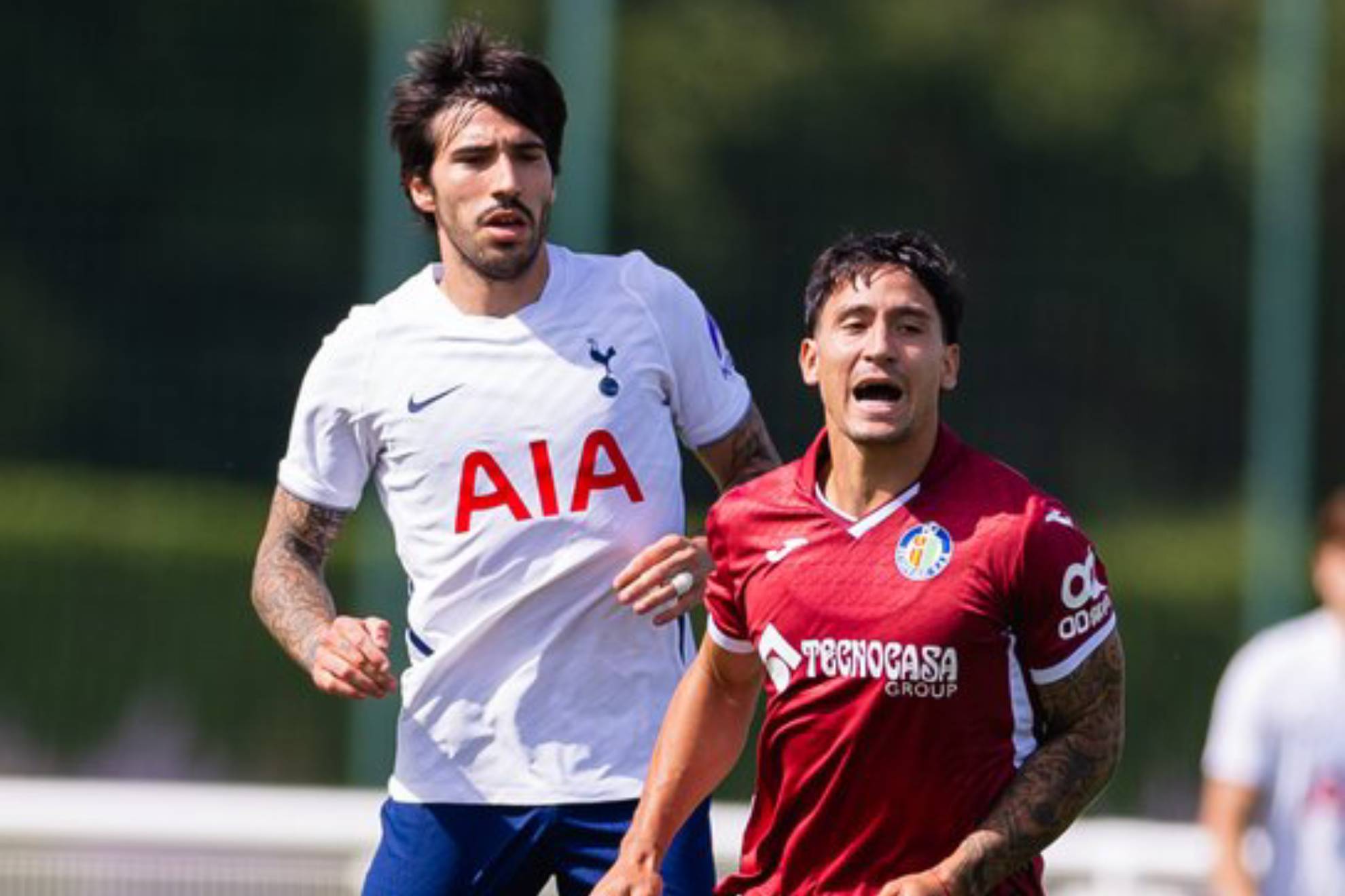 Partido entre el Tottenham y Getafe. Getafe