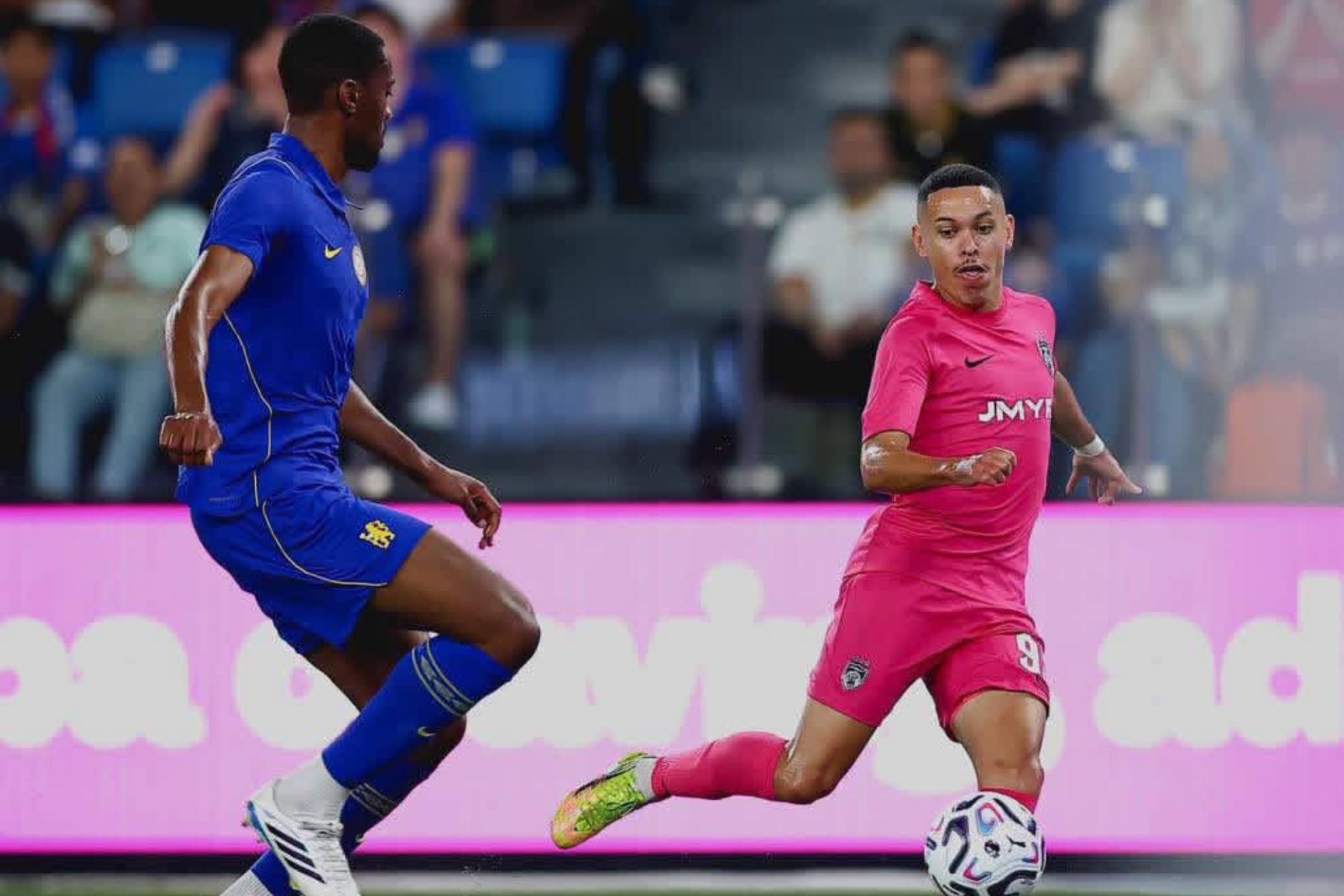 Amistoso entre el Johor y Chelsea. Johor