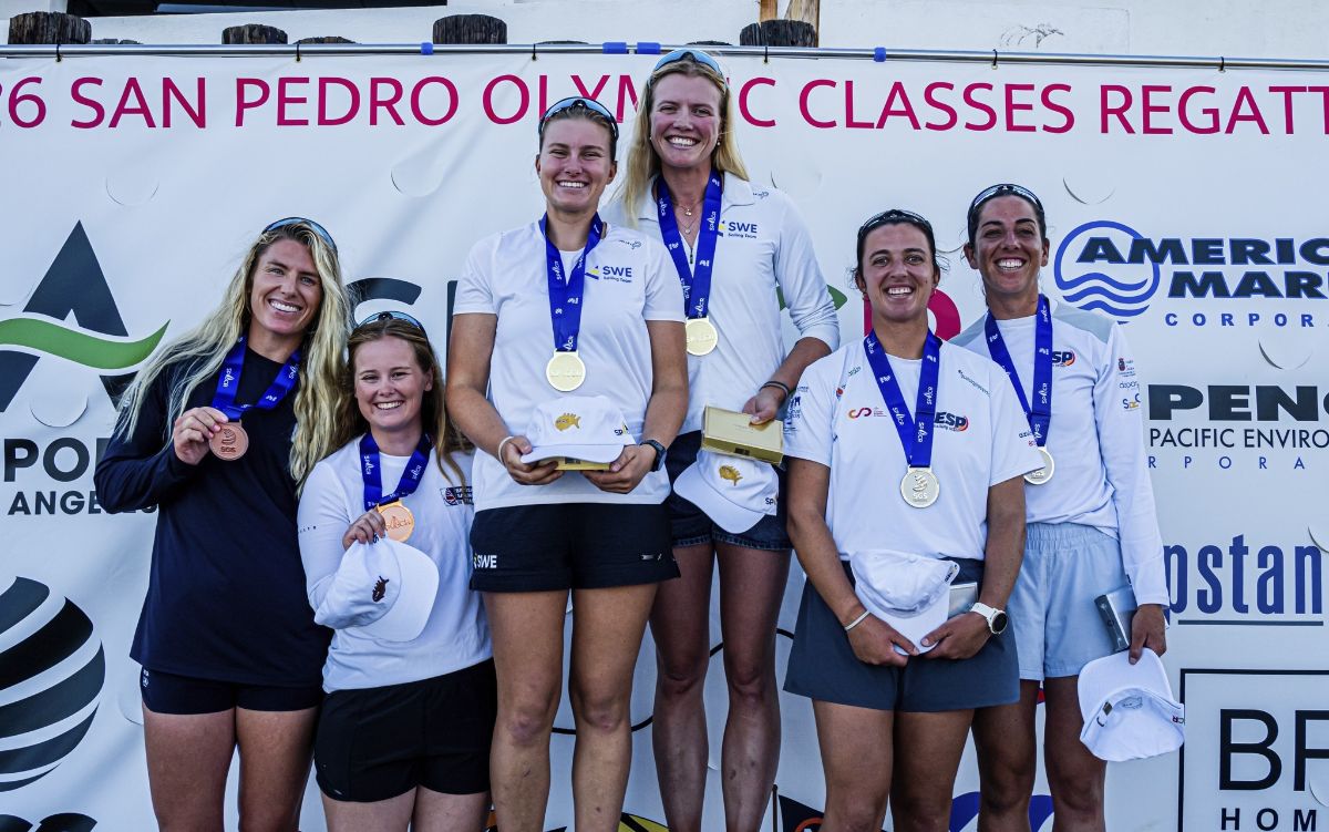 Paula Barceló y María Canter, plata en el campo olímpico de regatas de LA2028. Lisa Bronitt | San Pedro OCR
