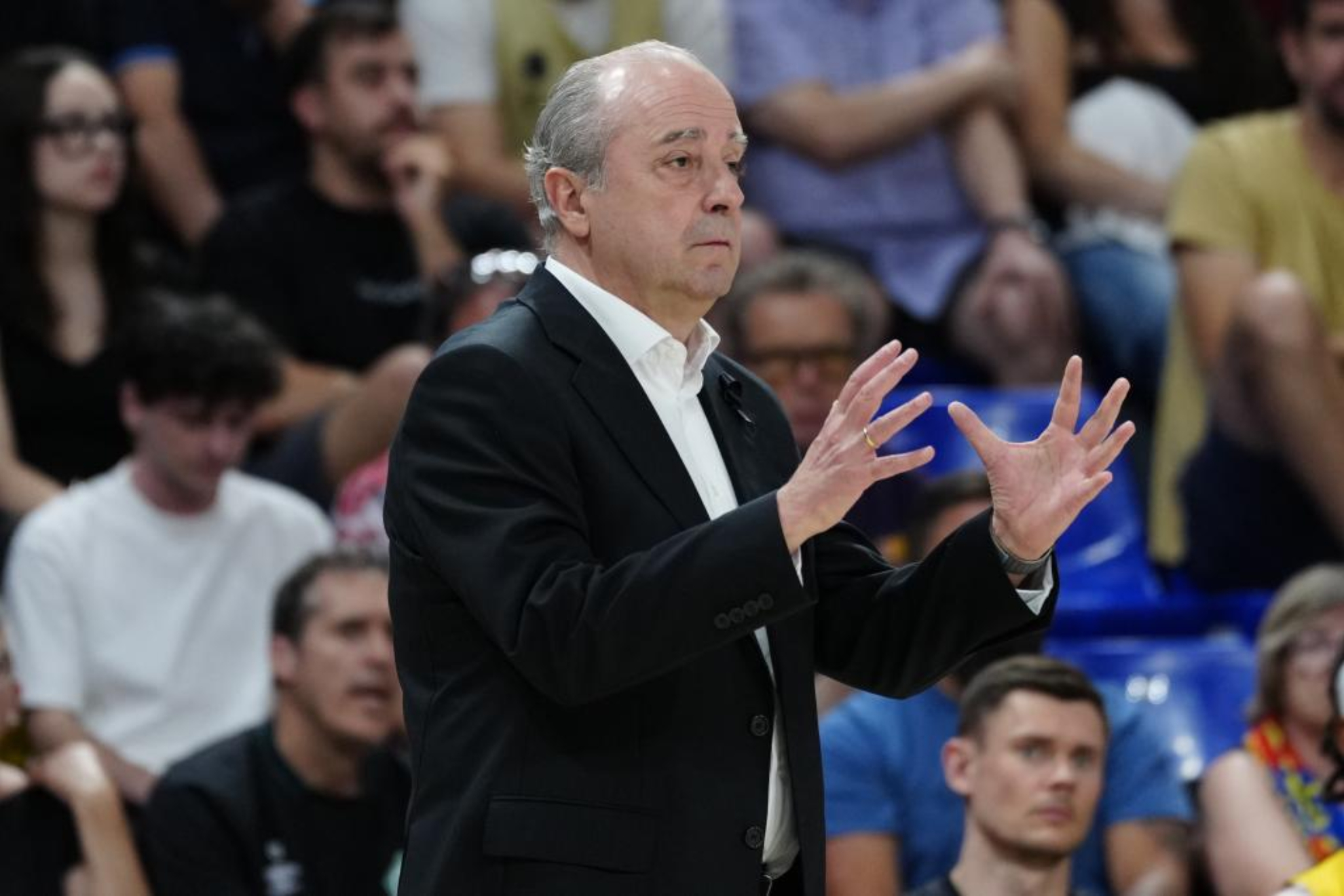 Txus Vidorreta, entrenador de Unicaja. EFE