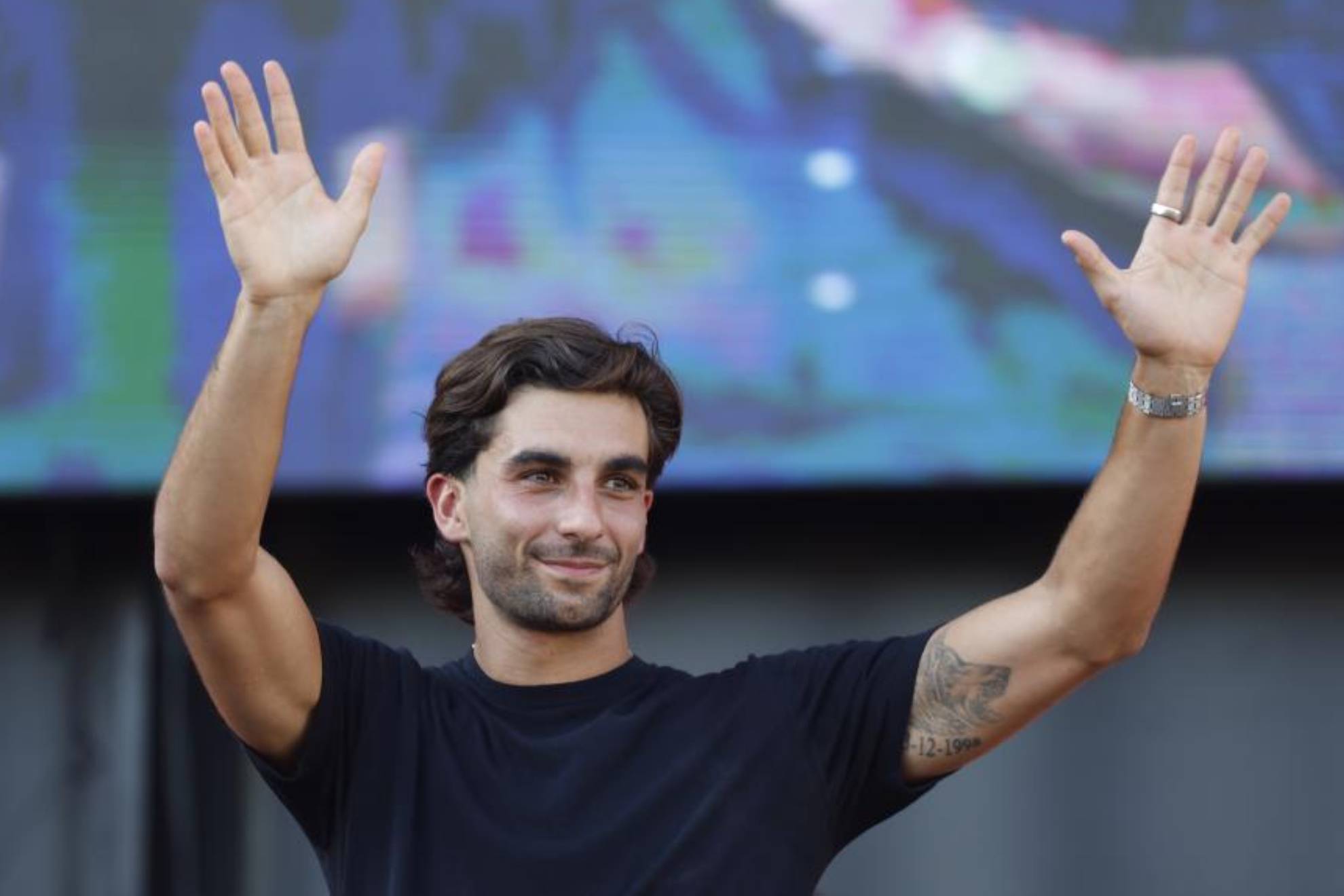 Ferran, en su homenaje en Foios