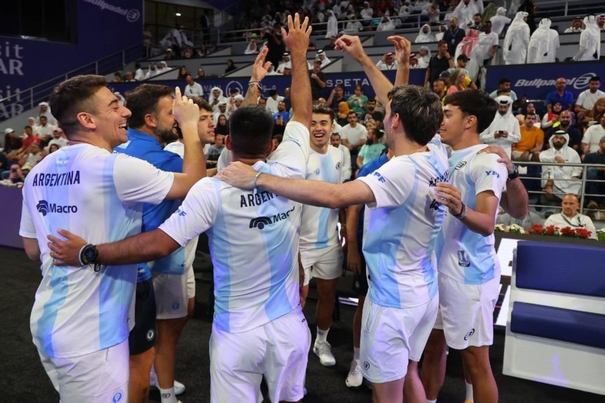 Argentina celebrando el Mundial de 2024. FIP