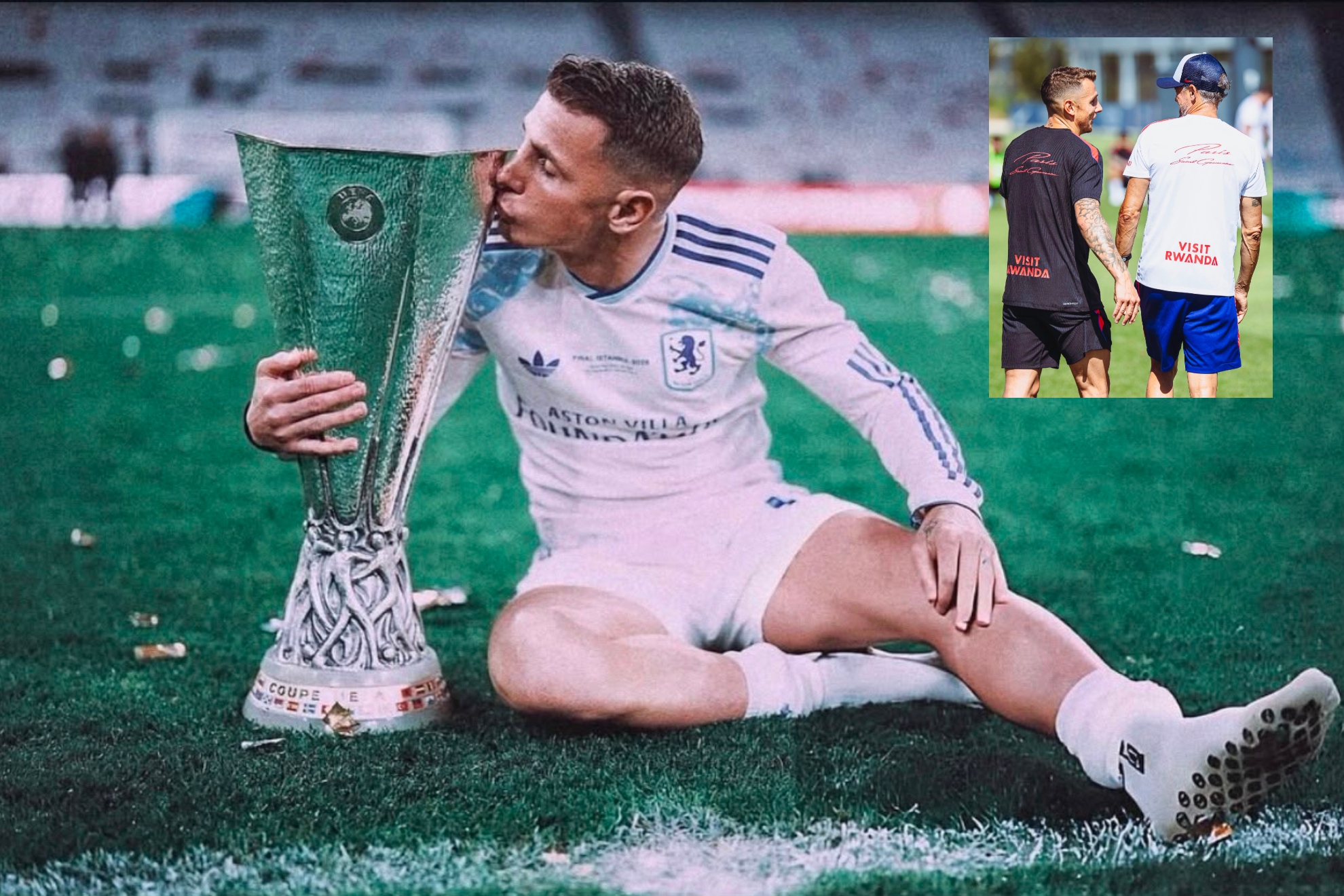 Digne ganó con el Villa y jugará con el PSG. AV
