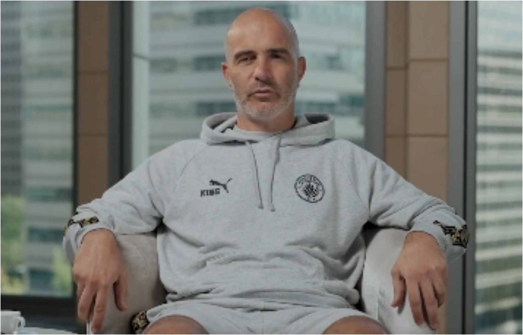 Enzo Maresca, en una entrevista MANCHESTER CITY
