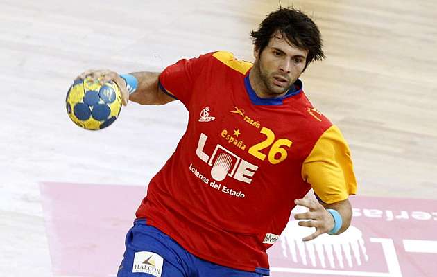 Antonio García con España Rafa Casal