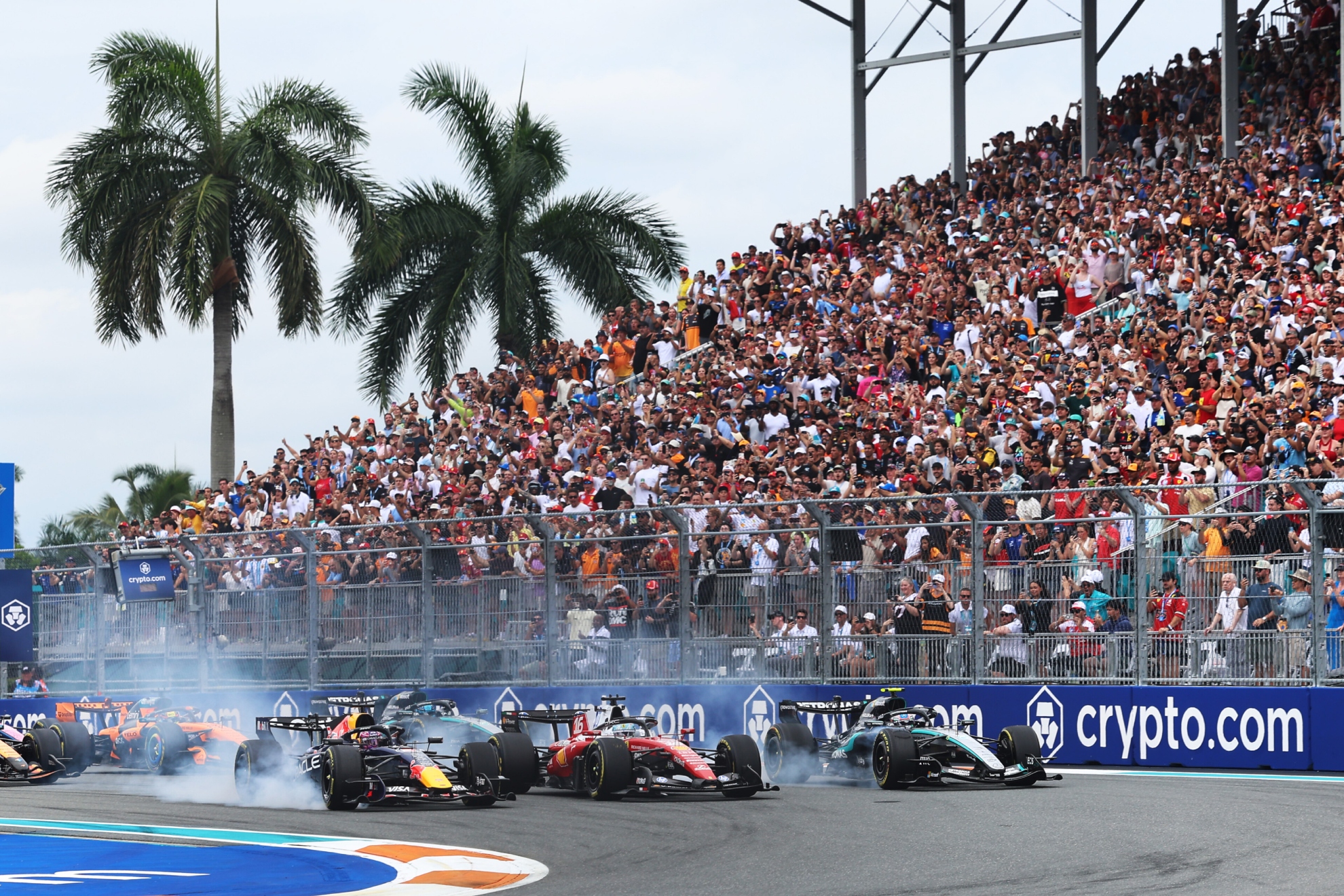 Salida de la carrera de F1 de Miami en 2026.