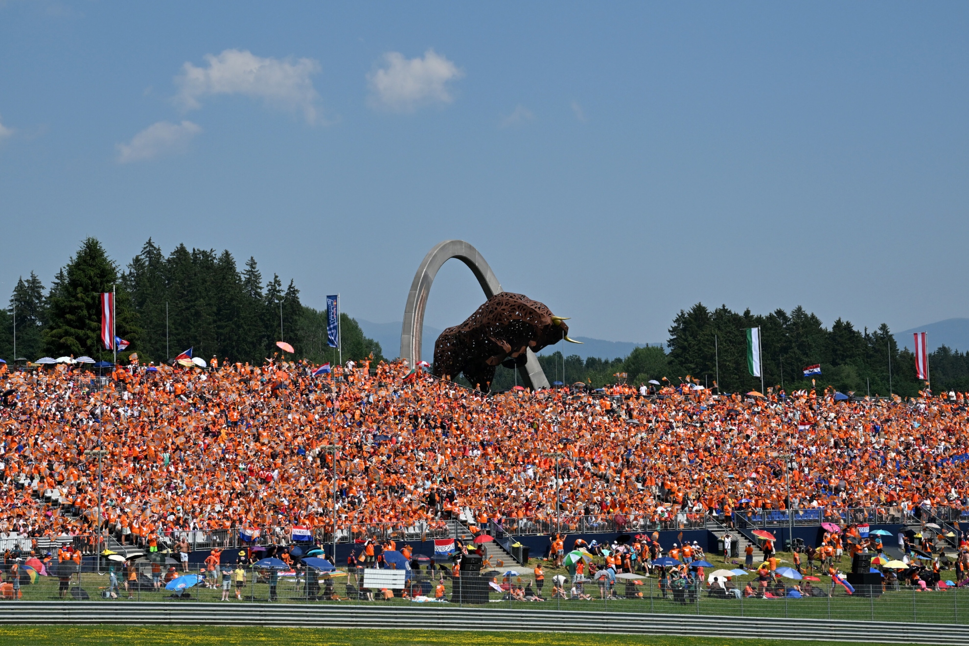 Las gradas del Red Bull Ring. RED BULL