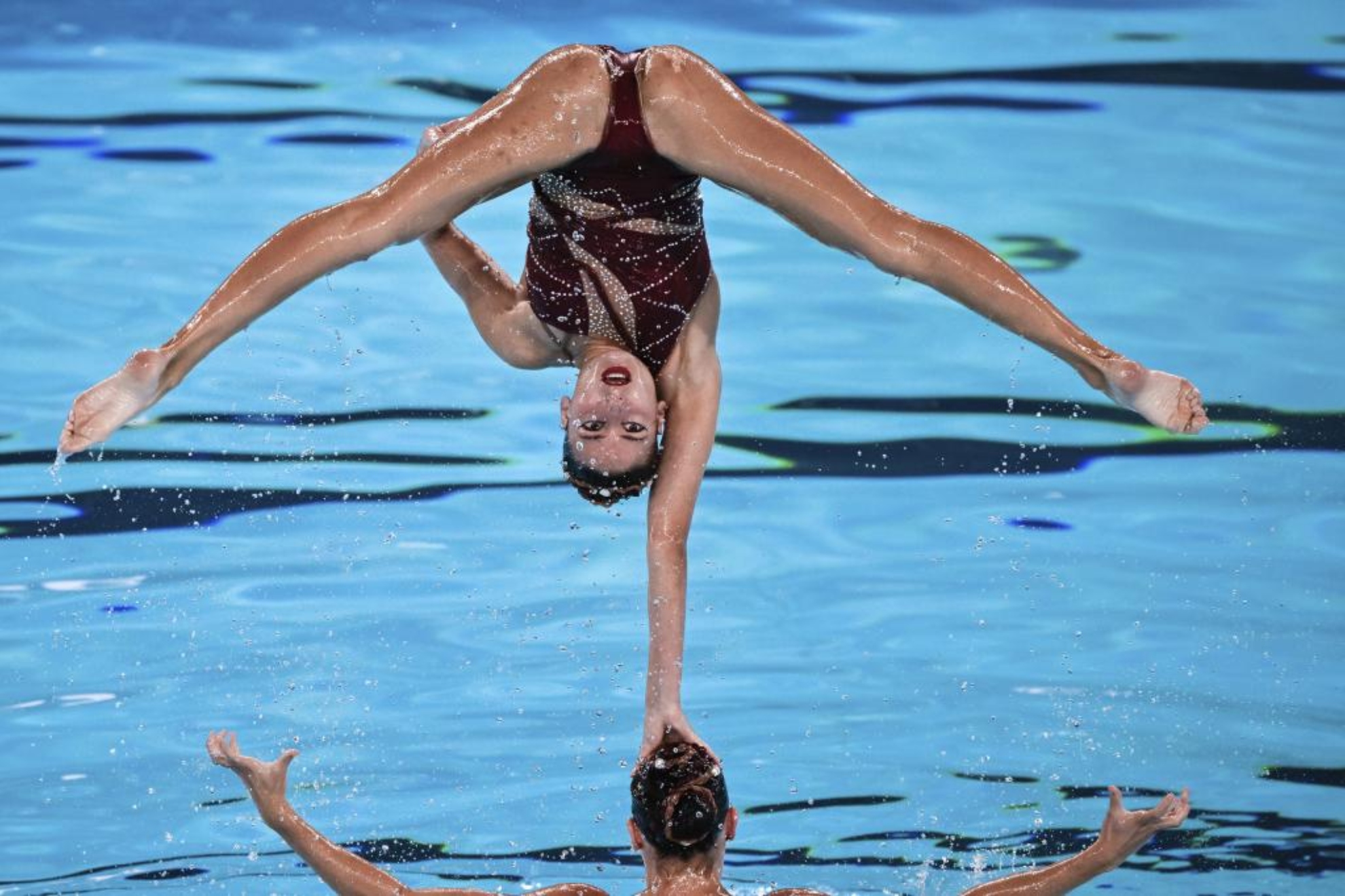 Un momento del ejercicio libre por equipos de los Europeos GETTY IMAGES