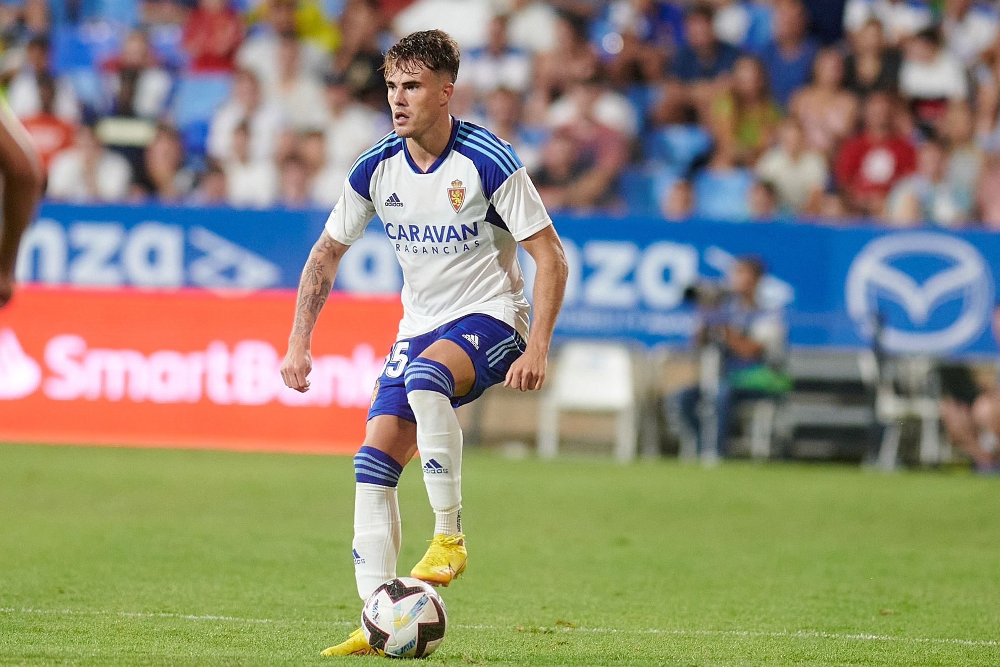 Pep Chavarría, con el Zaragoza.