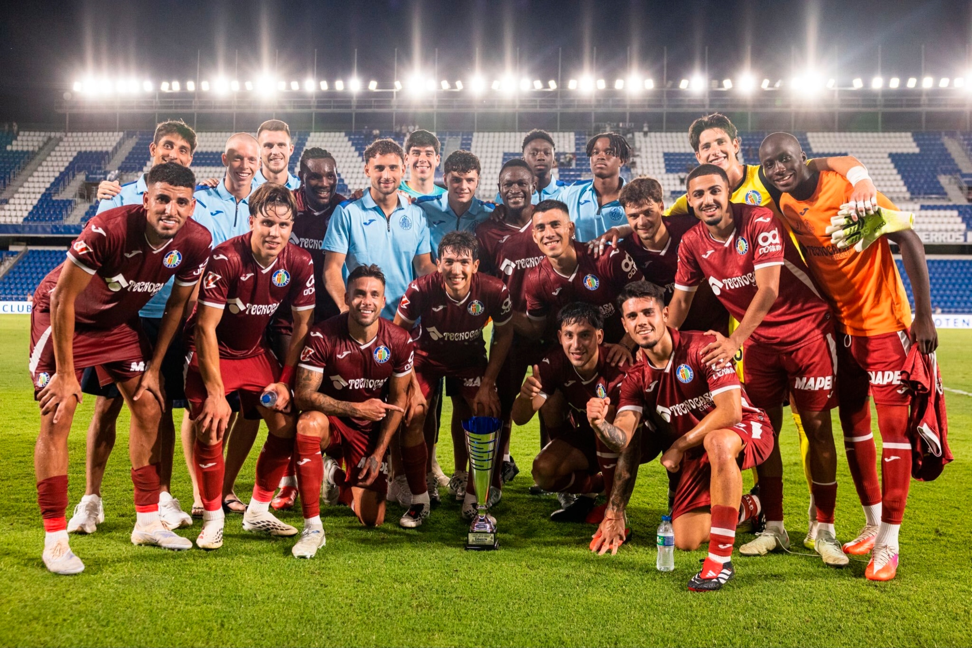 Los jugadores del Getafe. Getafe C.F..