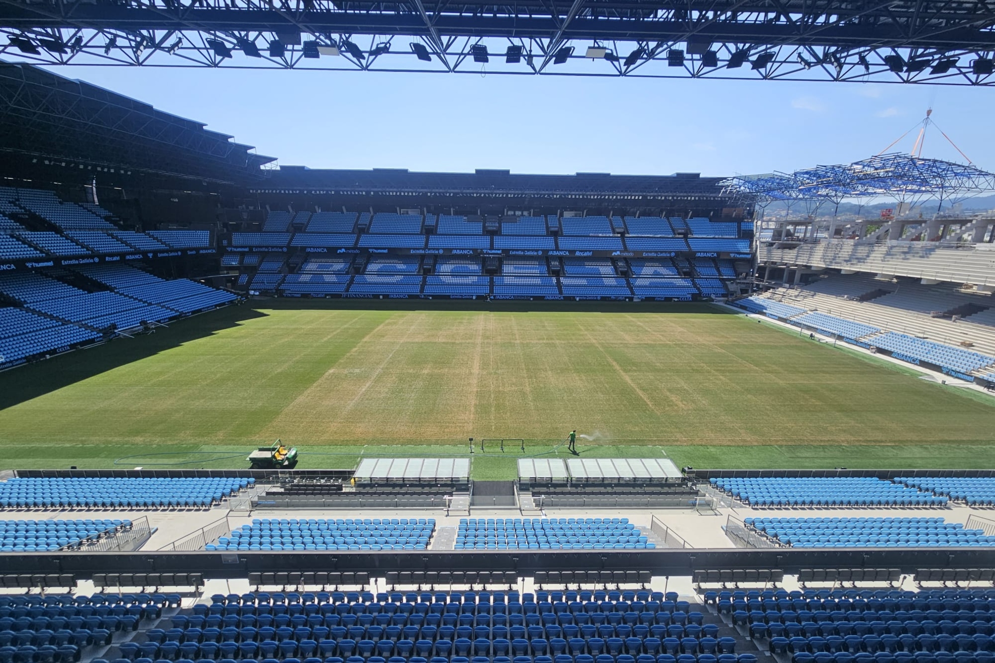 Estadio de Balaídos a 12 de agosto.
