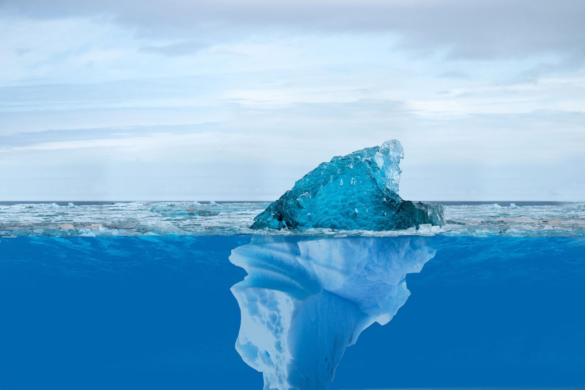 Imagen de recurso de un iceberg. Pixabay.
