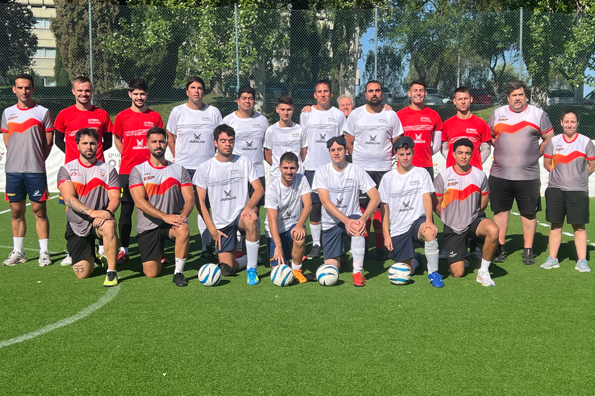 La selección española de fútbol-5 para ciegos