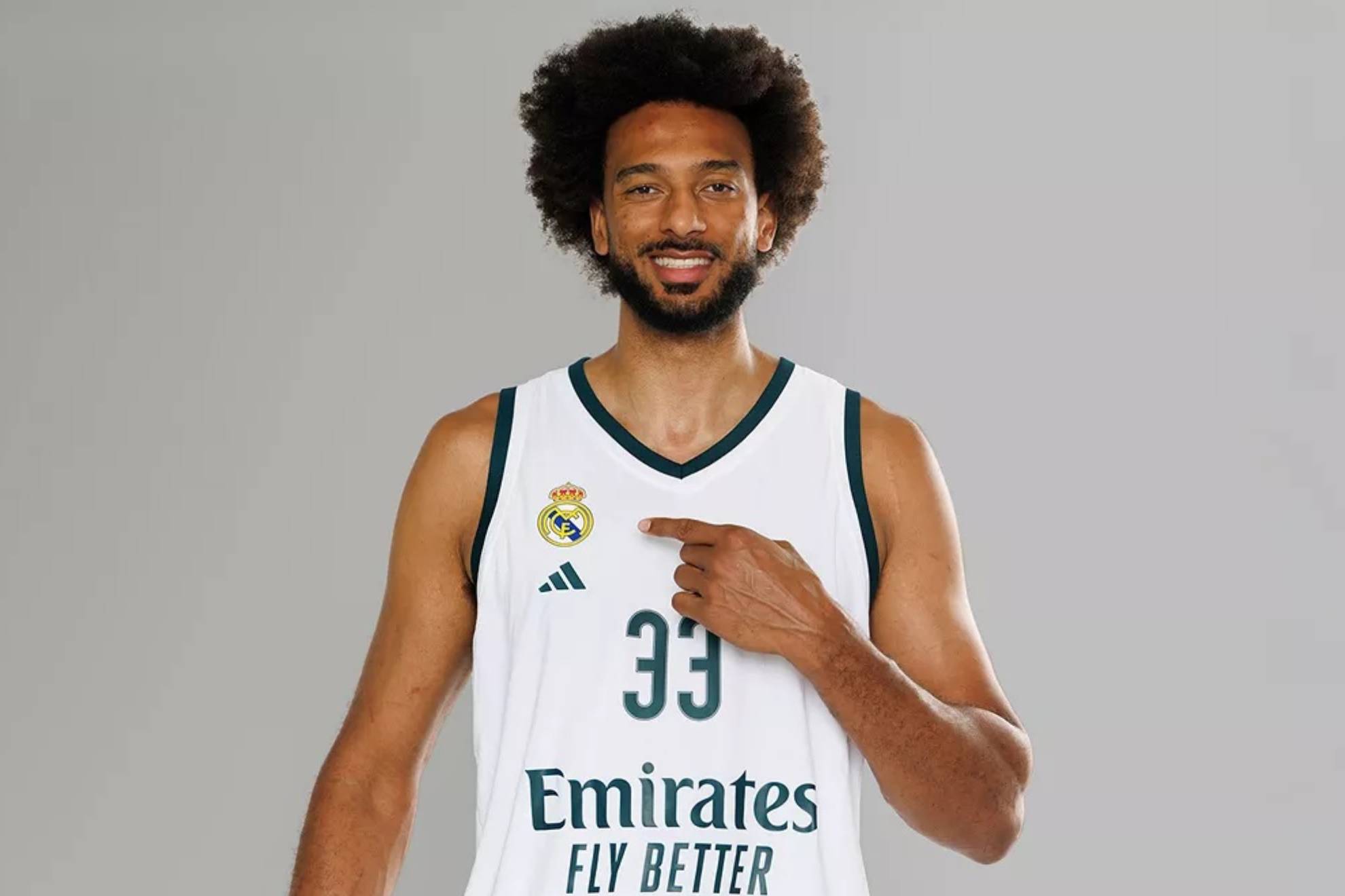 Oliver Sarr, nuevo jugador del Real Madrid. REAL MADRID