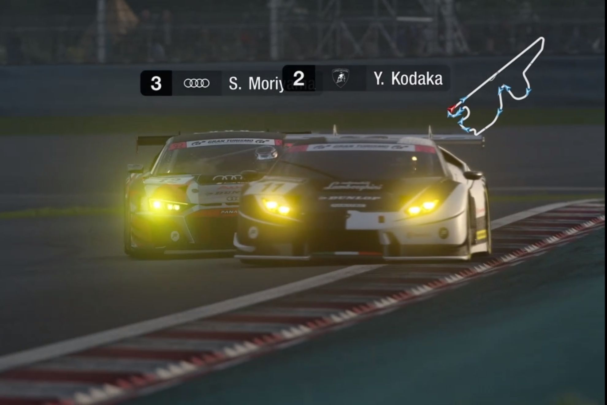 Imagen de la carrera de la Manufacturers Cup MARCA GAMING