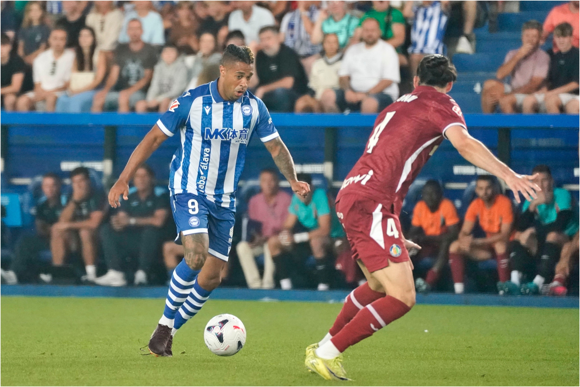 Mariano durante el partido ante el Getafe.