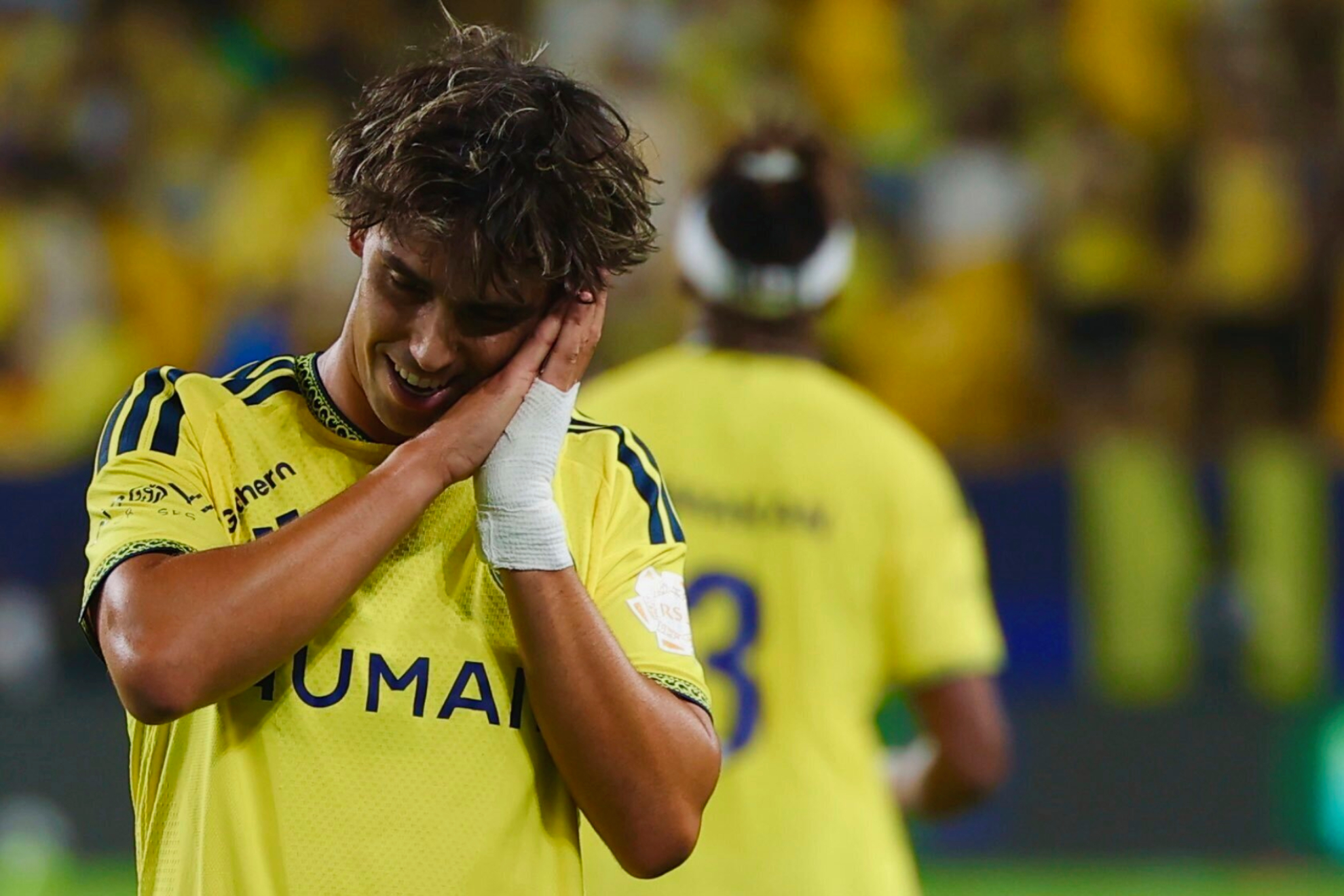 Joao Félix celebrando su gol contra Al-Fateh Al-Nassr