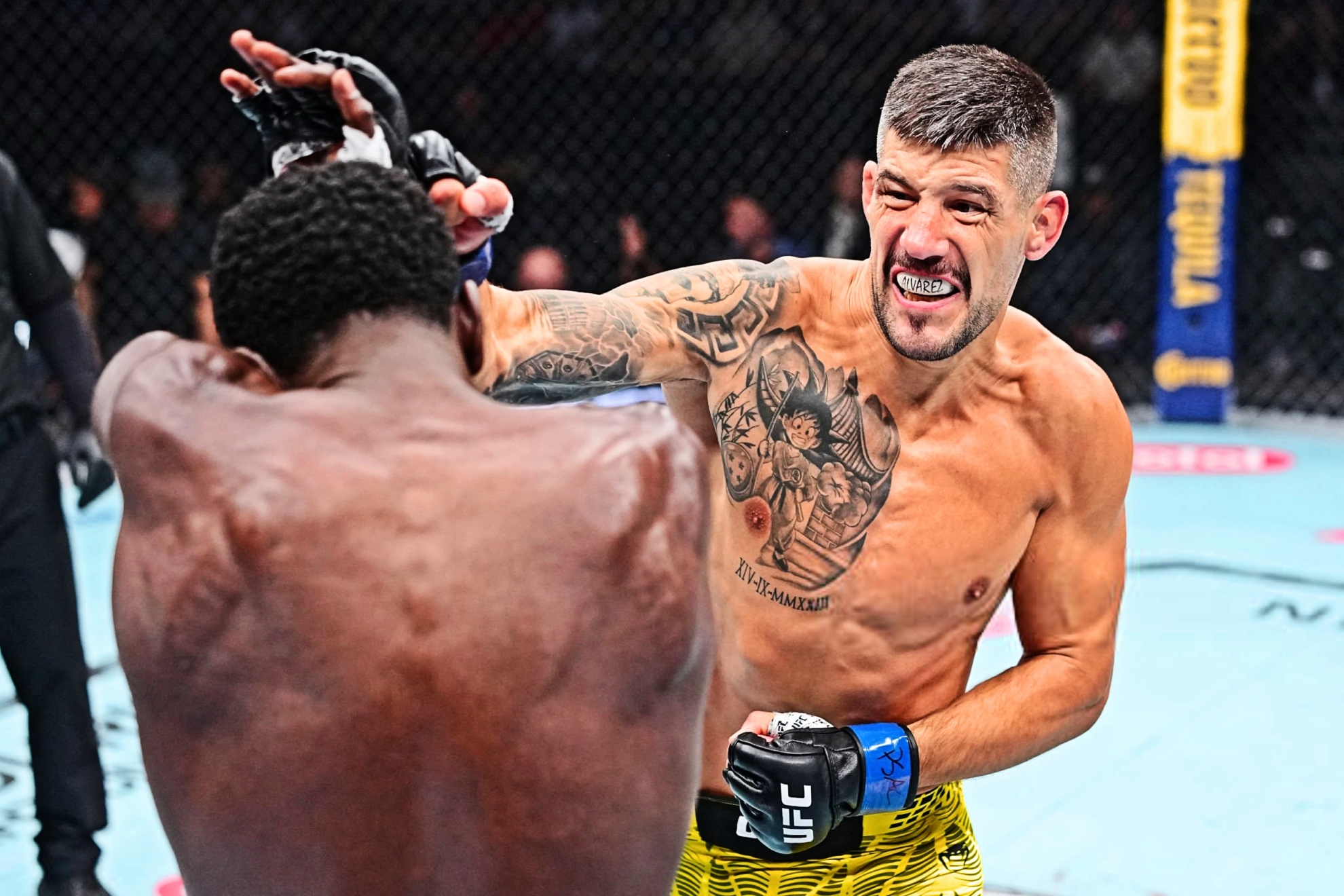 Joel Álvareza, ante Chidi Njokuani. UFC.