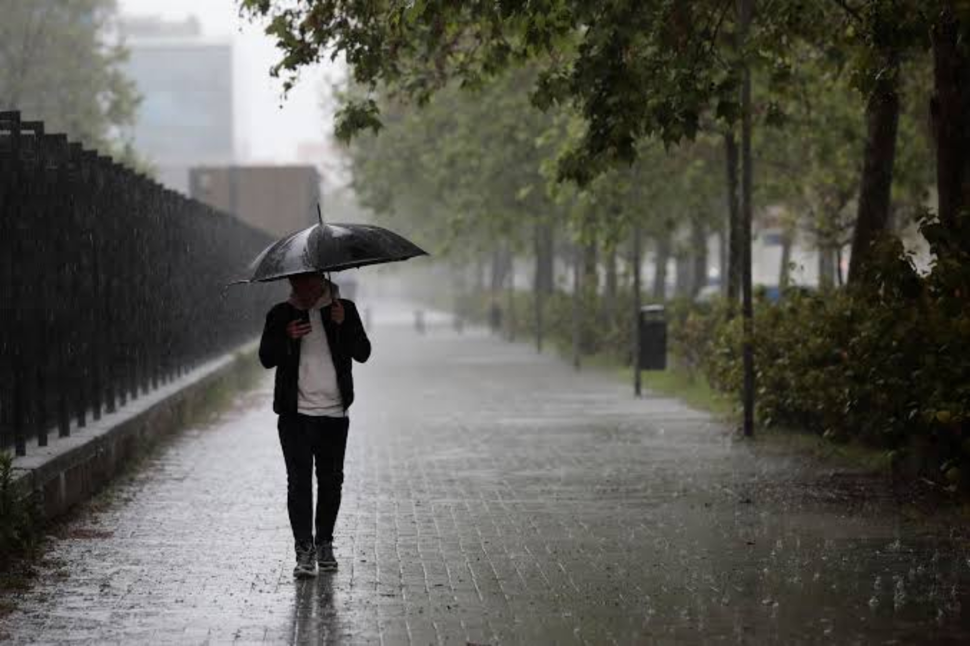 Las lluvias y tormentas, protagonistas del inicio de octubre. EFE