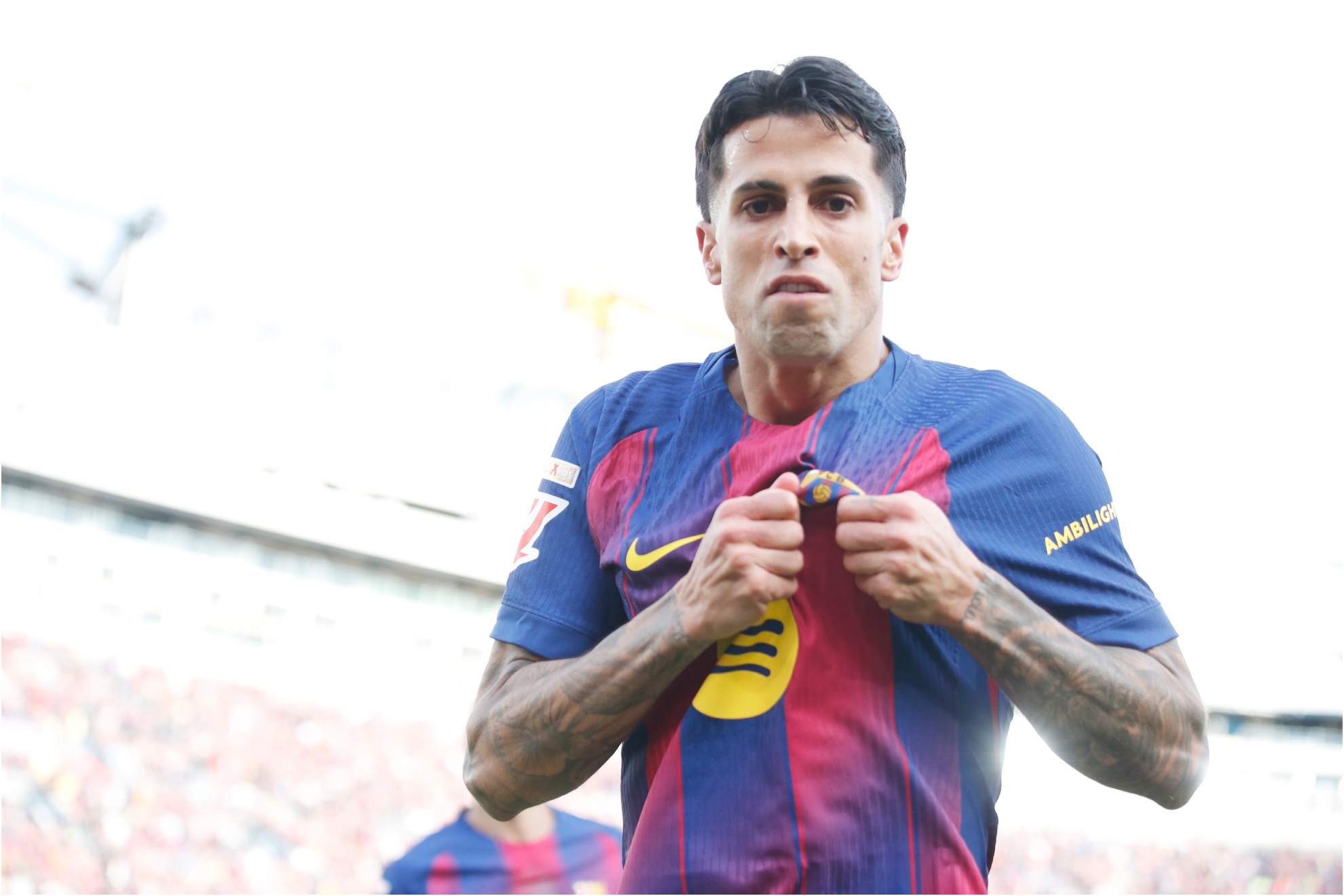Cancelo la temporada pasada con la camiseta del Barça. Francesc Adelantado