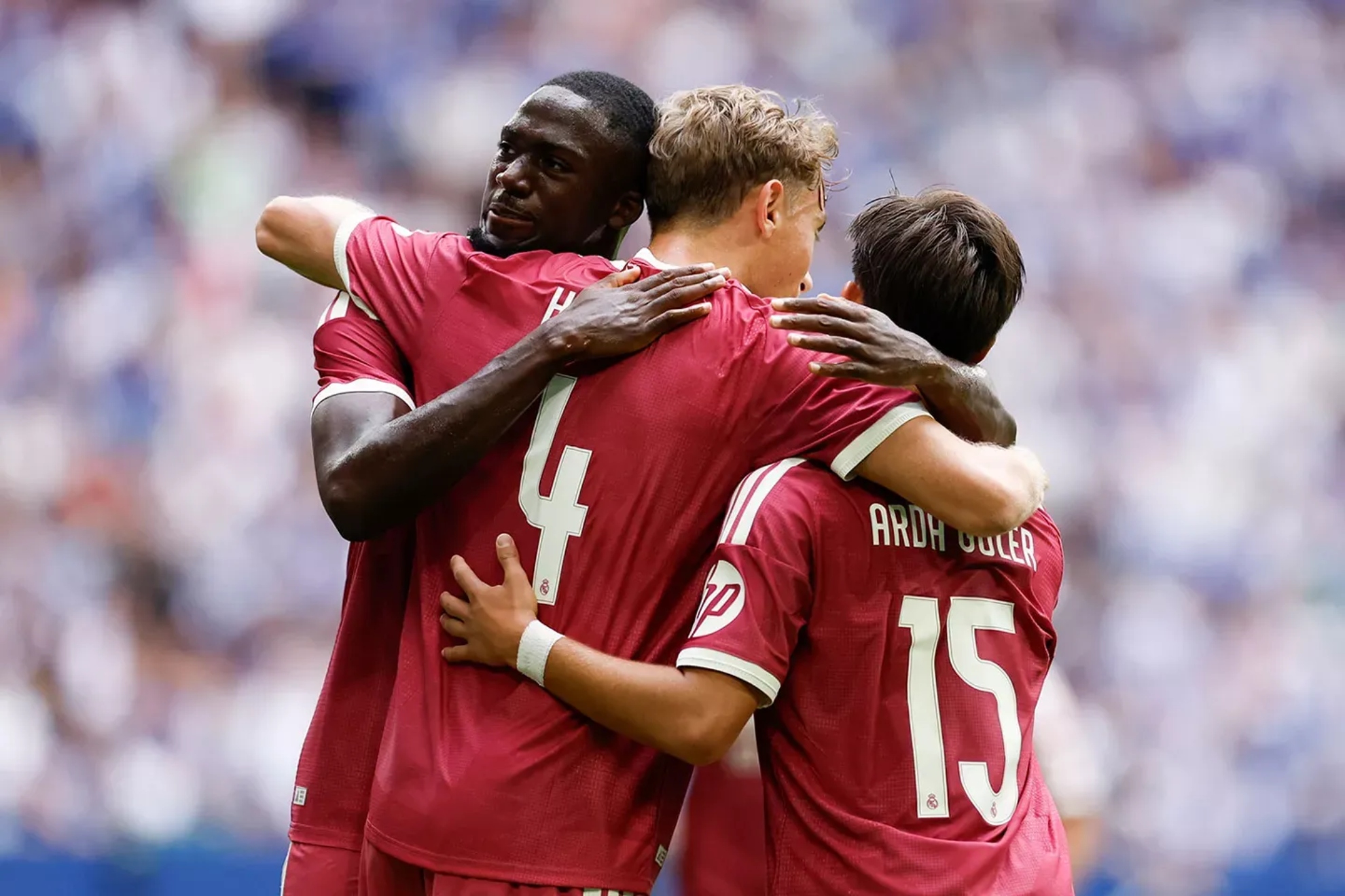 Konaté, Huijsen y Guler. REALMADRID.COM