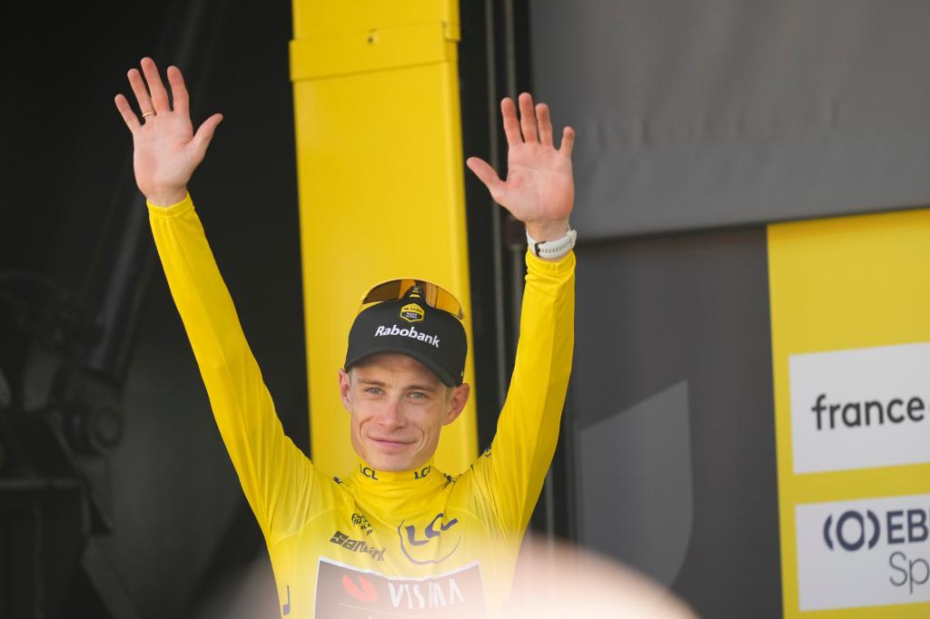 Vingegaard, durante el pasado Tour de Francia.