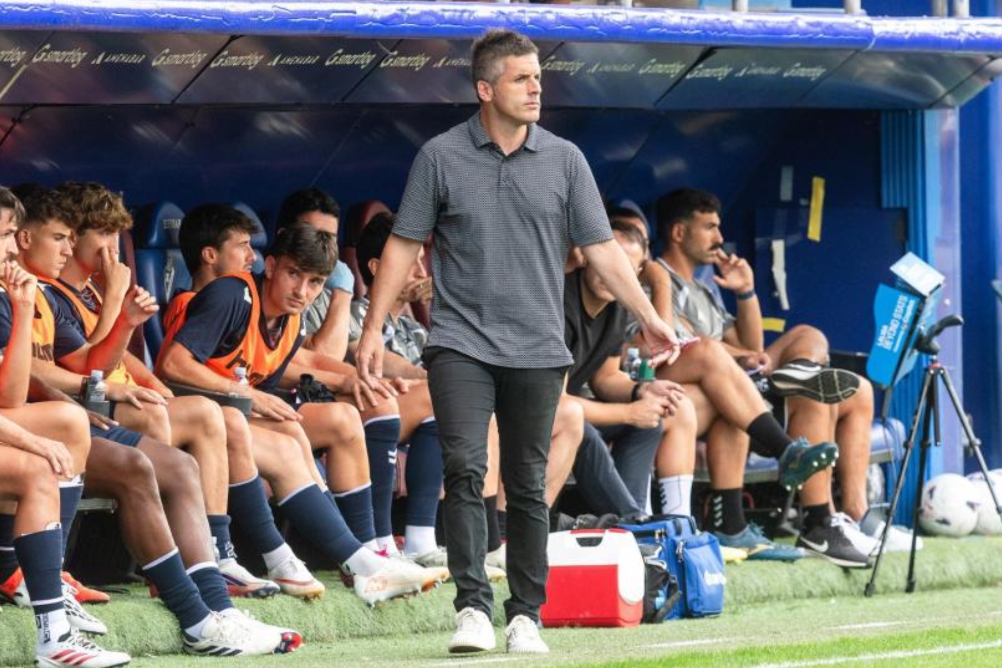 Jokin Aranbarri, en un momento del encuentro ante el Tenerife. LALIGA