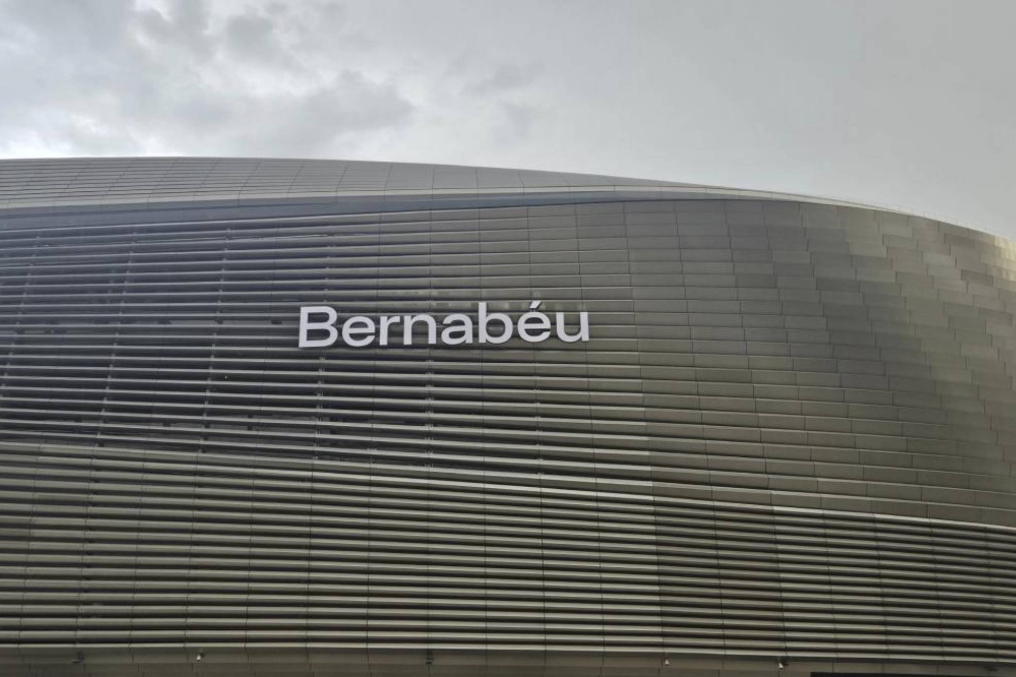 Fachada del nuevo Bernabéu