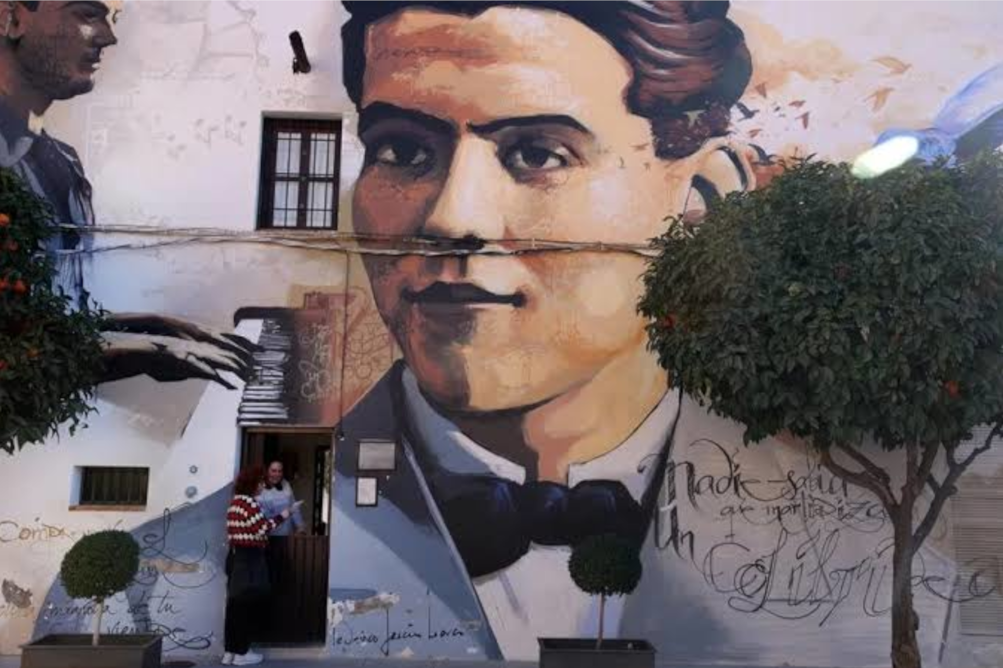 Retrato de Federico García Lorca en su casa natal en Fuente Vaqueros EFE