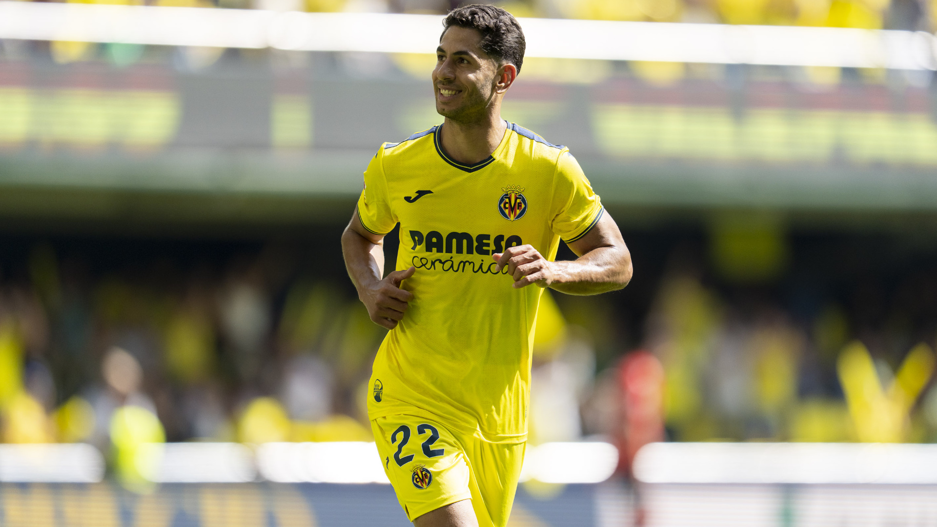 Ayoze Pérez, en un partido con el Villareal