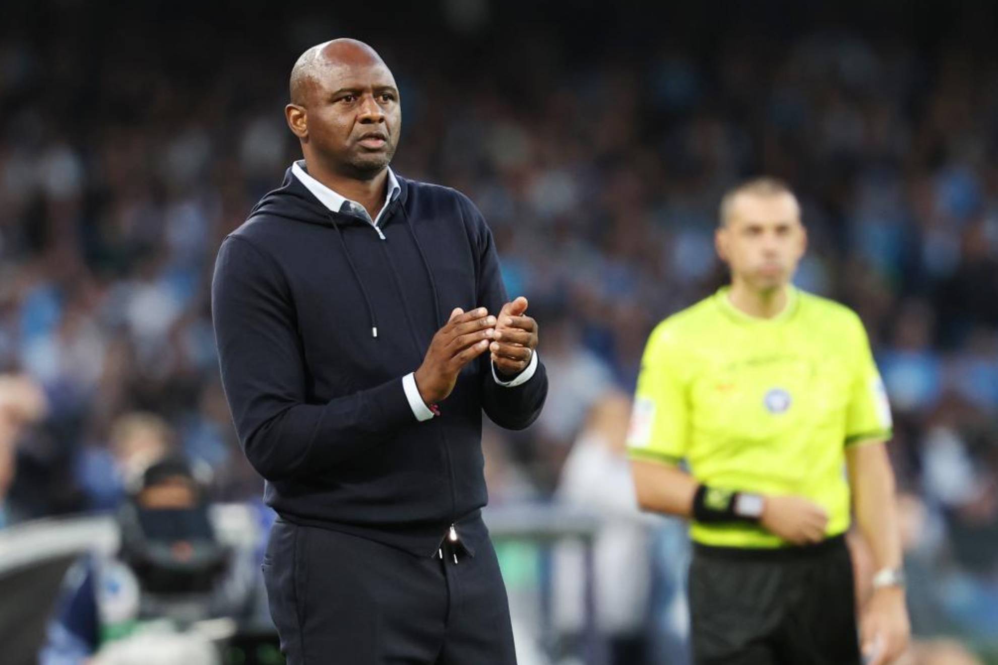 Vieira, dirigiendo un partido MARCA