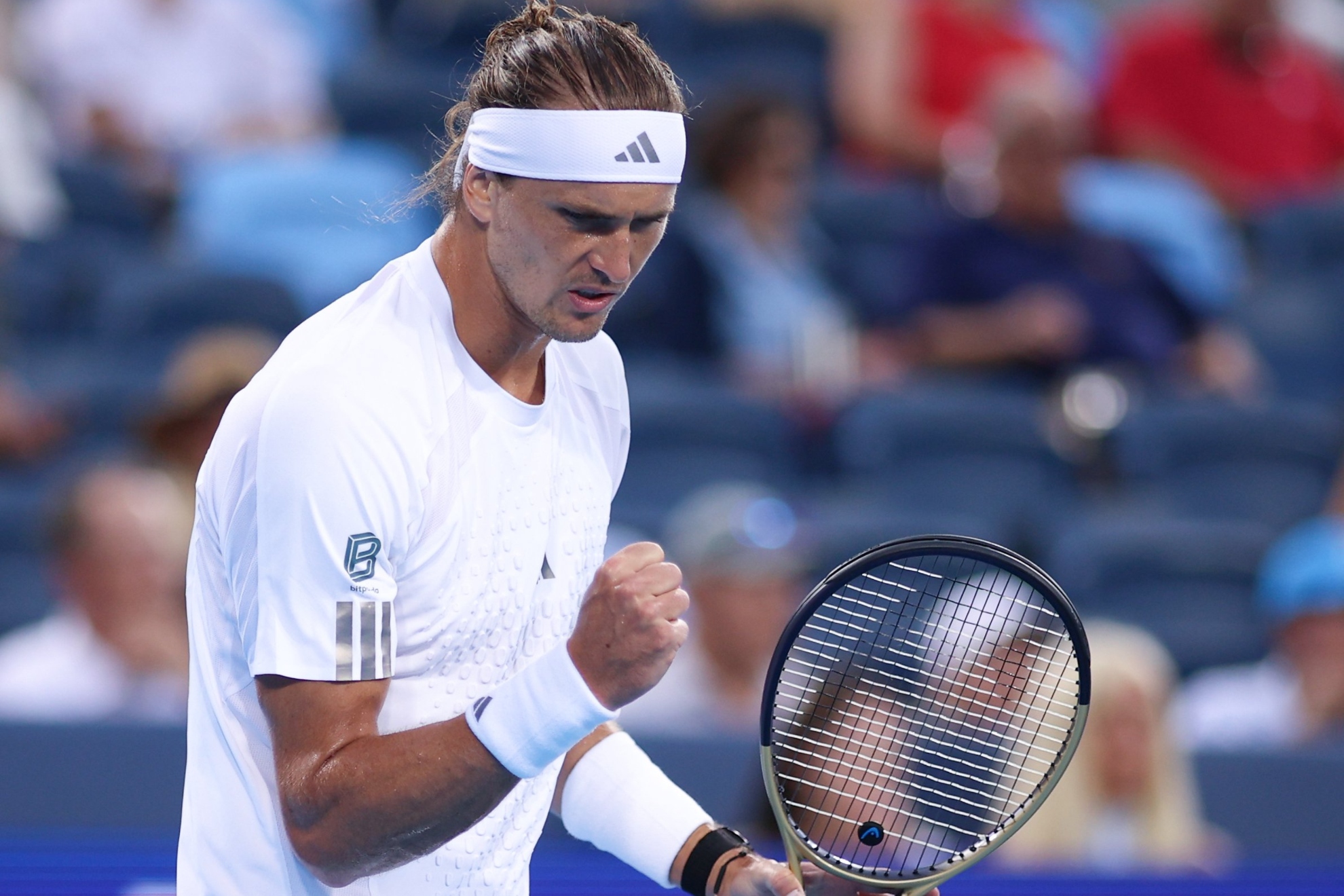 Alexander Zverev en su victoria ante Atmane. Cincinnati Open