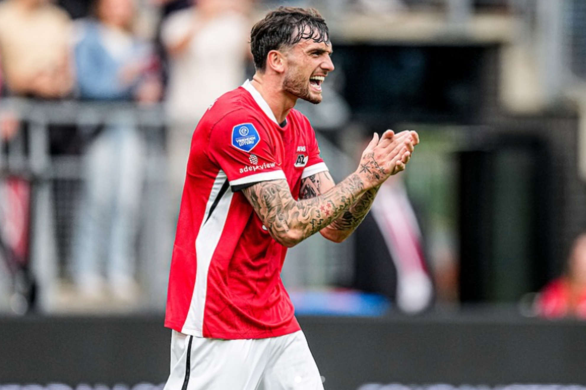 Troy Parrott, delantero del AZ Alkmaar Instagram: @troyparrott9