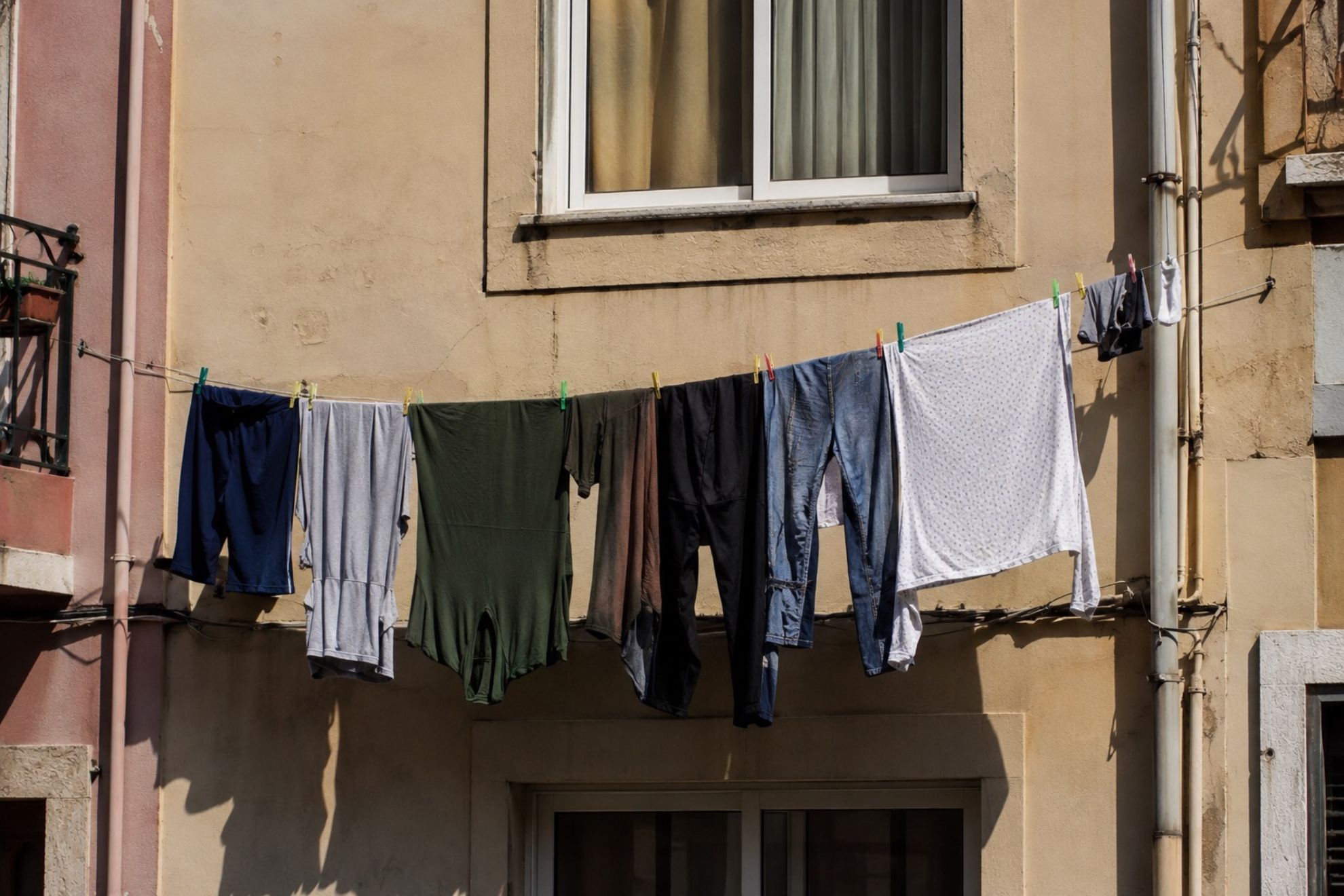 Ropa tendida Generado mediante IA
