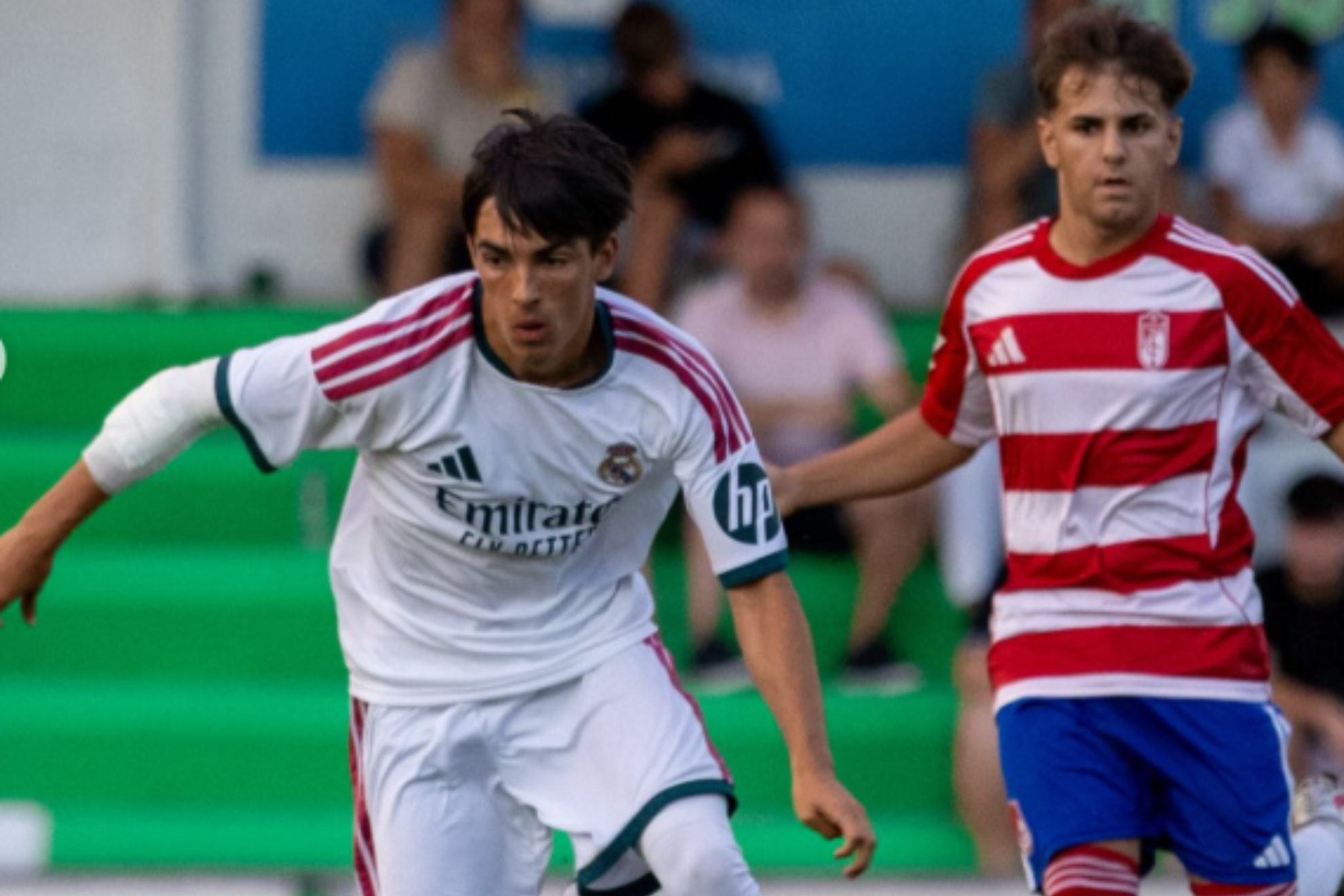 Raúl Lema, durante la final ante el Granada en Marcena. REAL MADRID