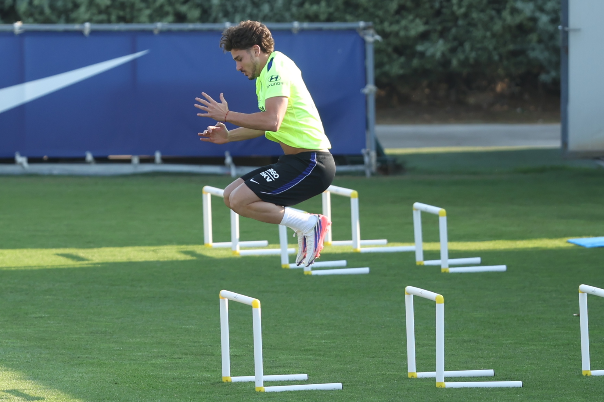 Julián, durante un entrenamiento. EFE