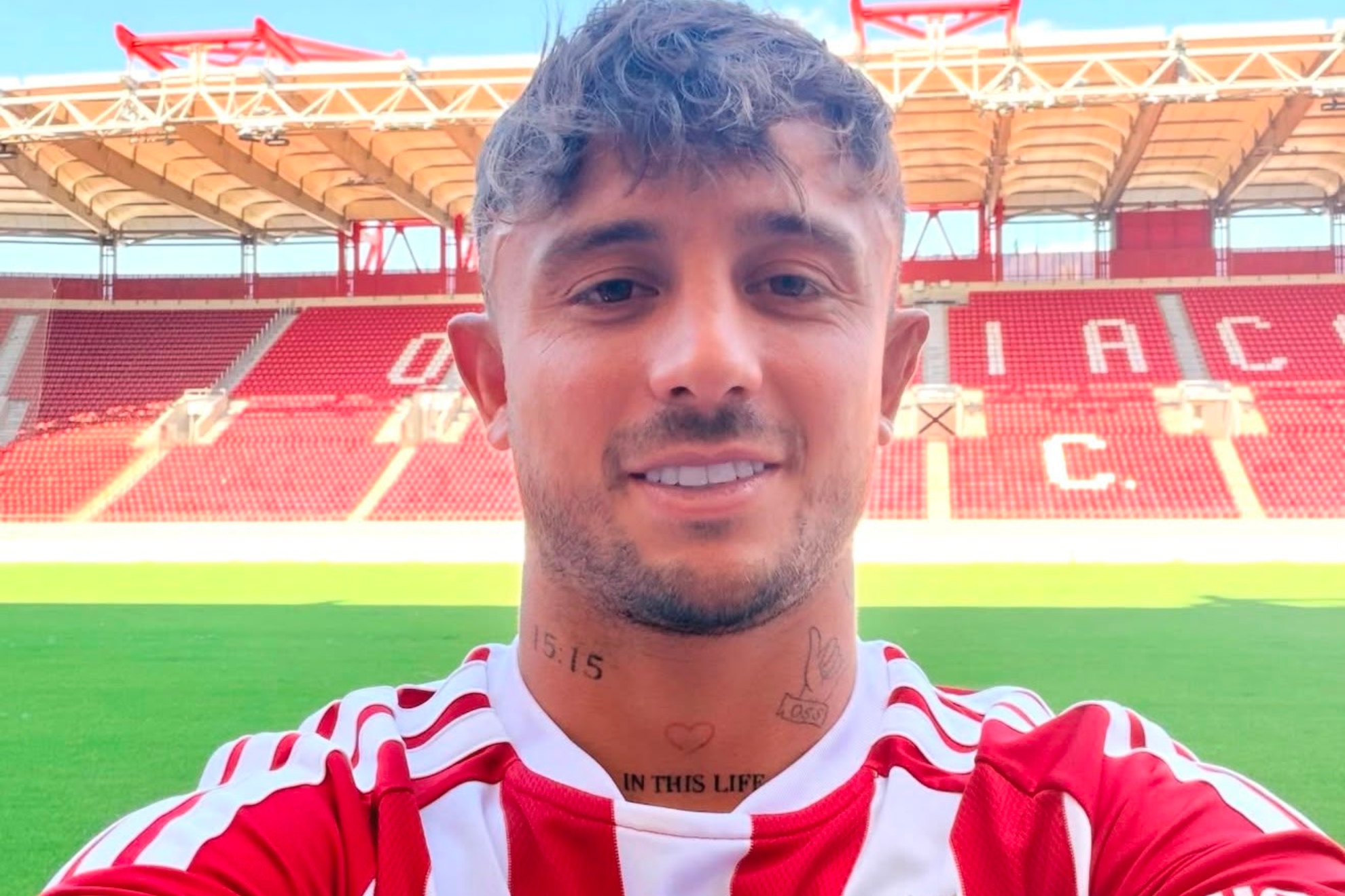 Maffeo presentado en Grecia hace dos meses. OLYMPIACOS