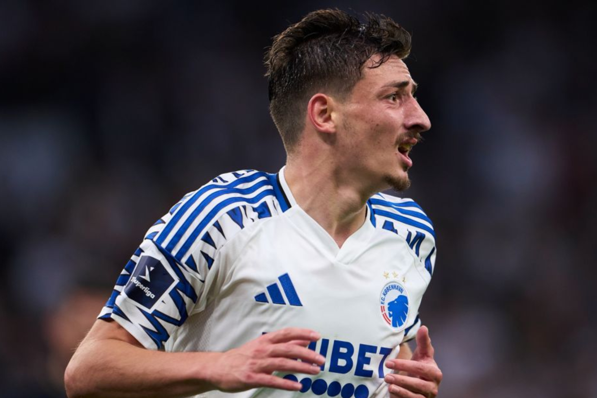 Gocholeishvili, en un partido con el Copenhague.