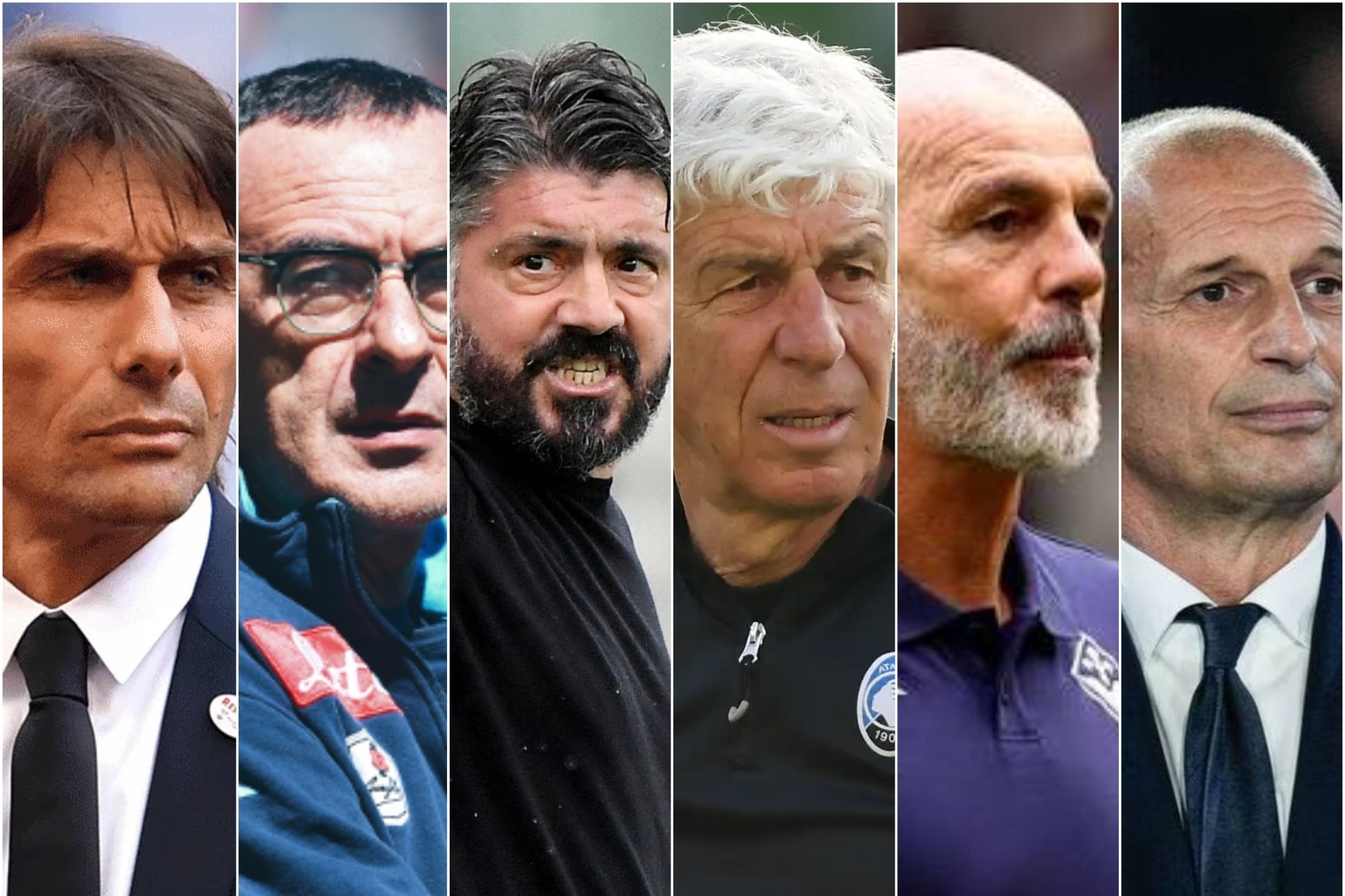 Los mismos entrenadores de siempre que van rotando entre los grandes de la Serie A.