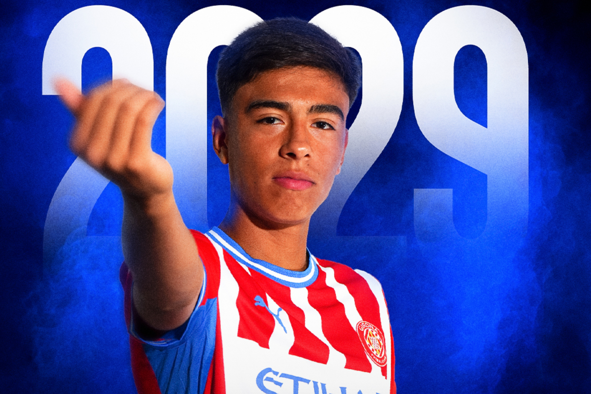 Holmes Junior renueva con el Girona hasta 2029.