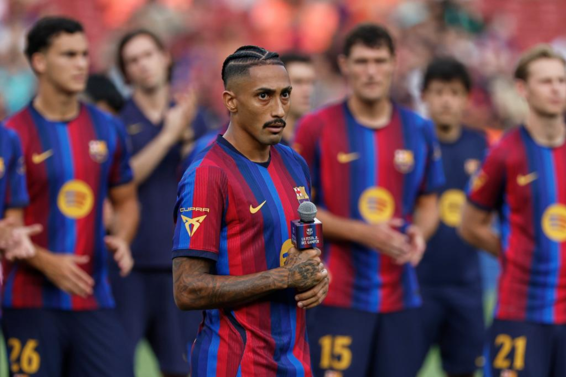 Raphinha, en el Gamper.